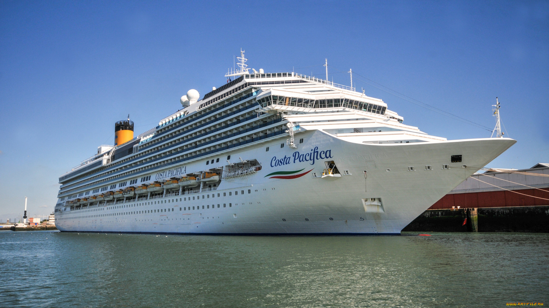costa, pacifica, корабли, лайнеры, круиз, лайнер