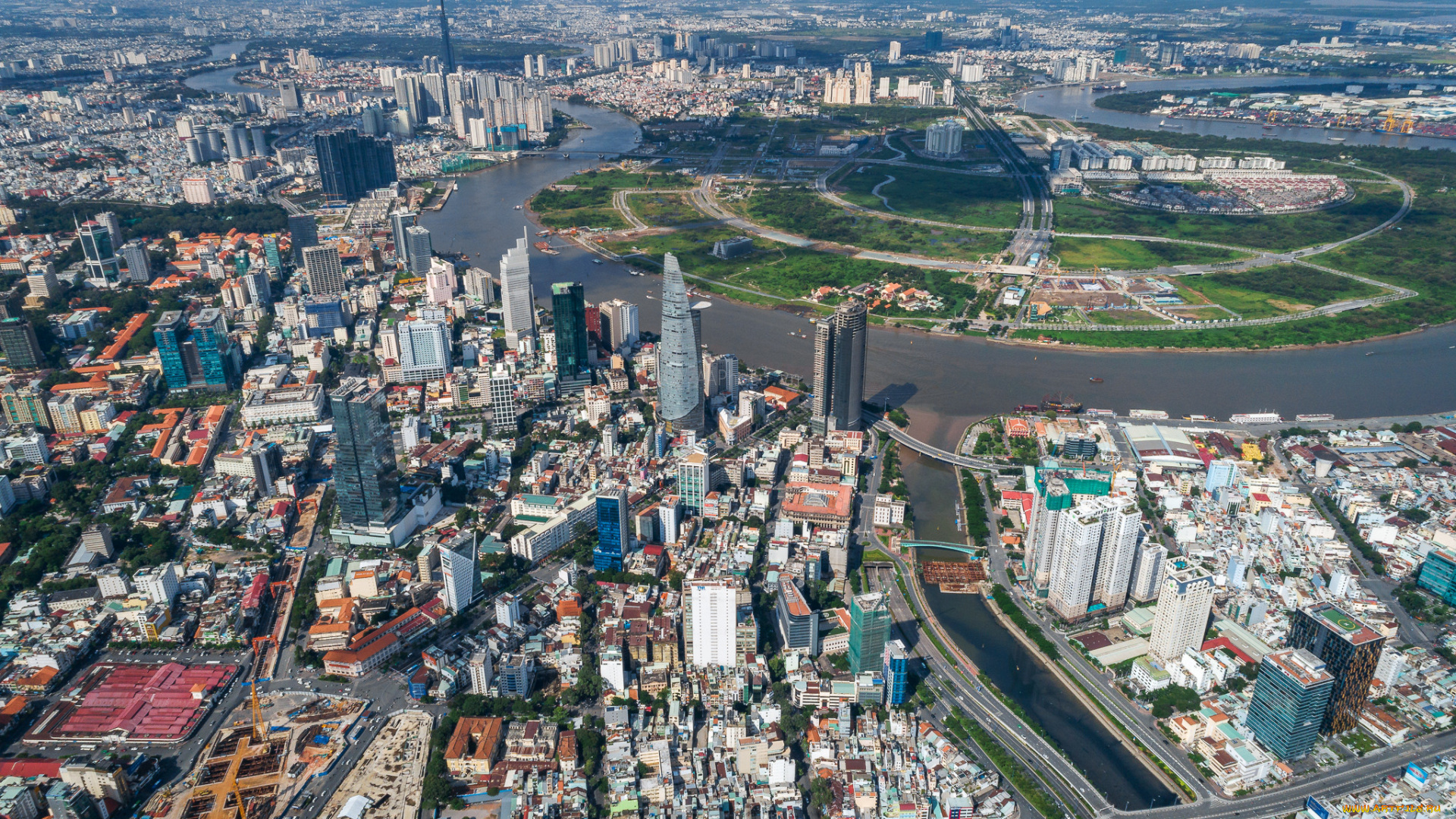 saigon, города, -, панорамы, простор