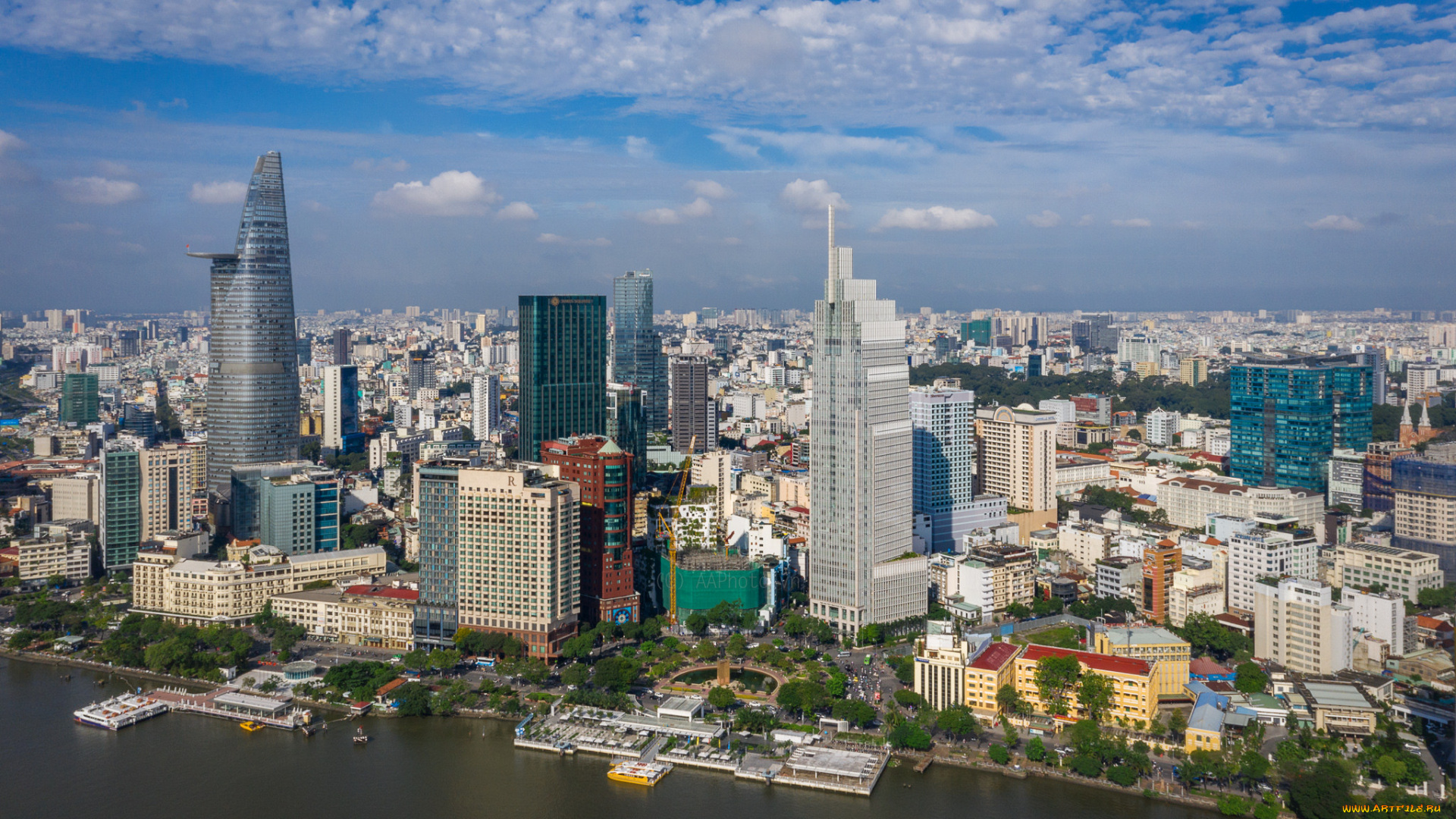 saigon, города, -, панорамы, простор
