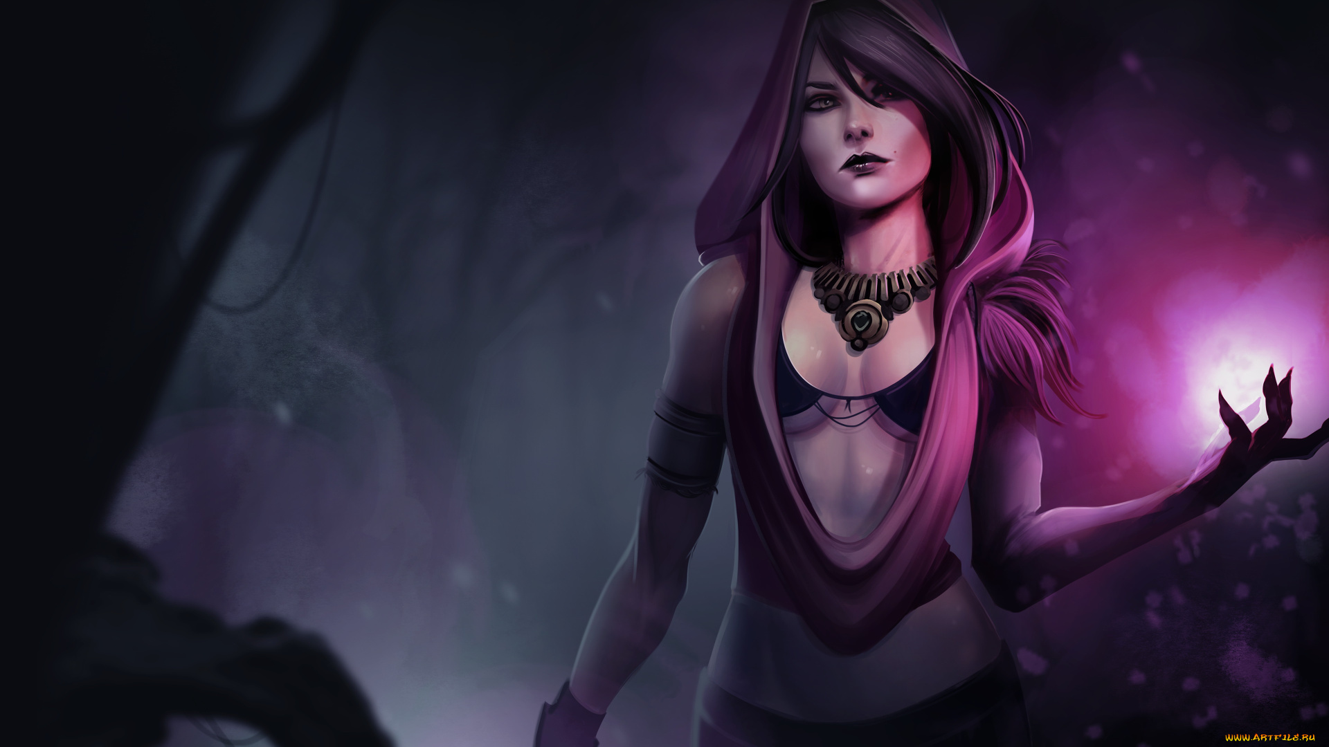 видео, игры, dragon, age, магия, взгляд, фон, девушка