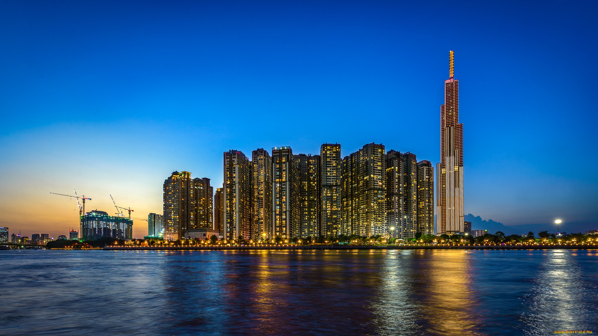 saigon, города, -, панорамы, простор