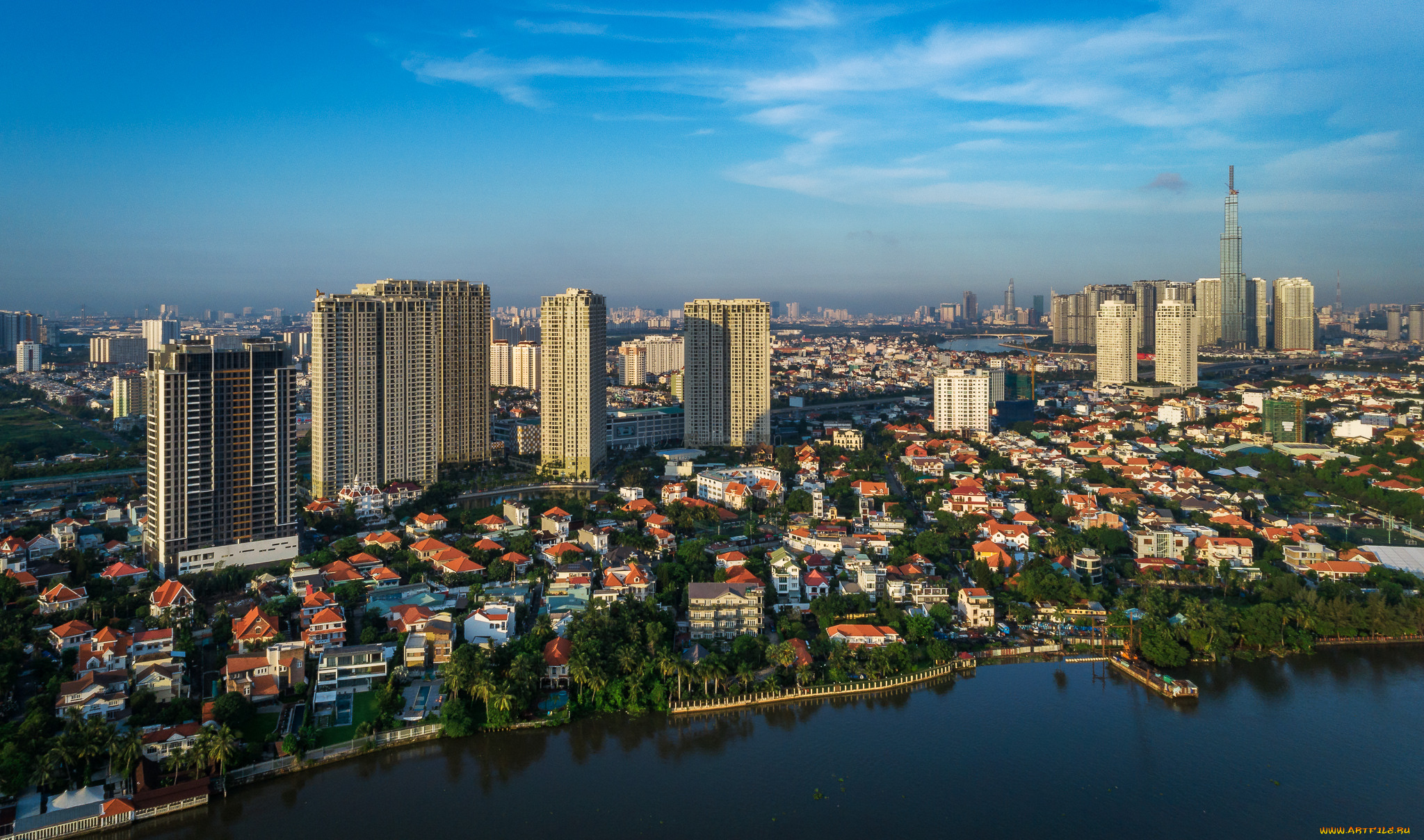 saigon, города, -, панорамы, простор