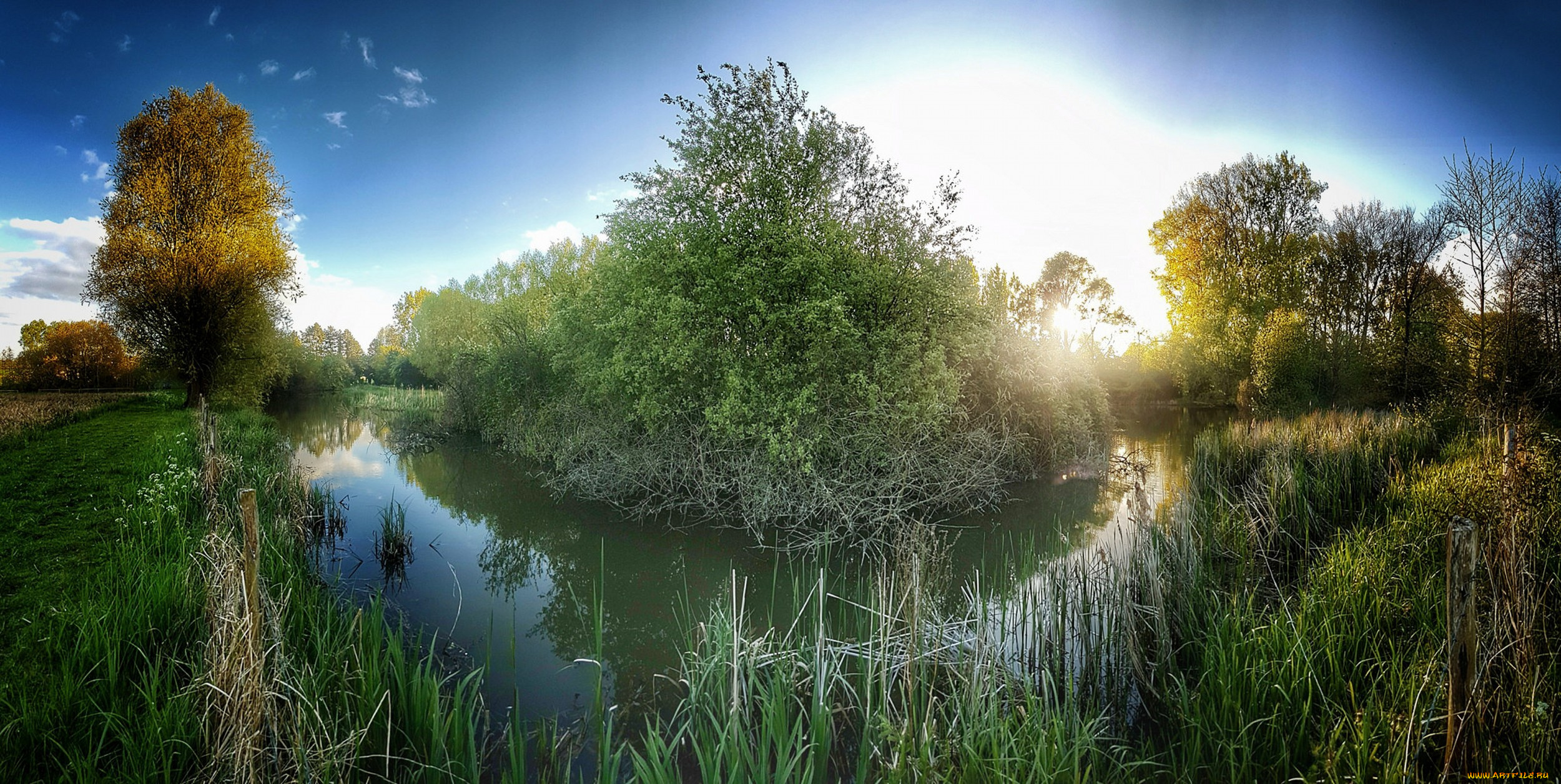 природа, реки, озера, простор