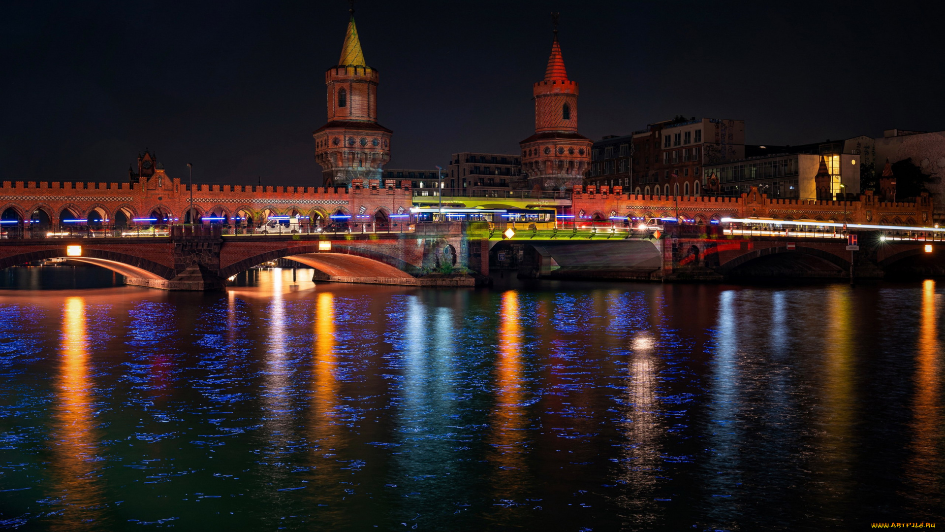 oberbaumbrucke, города, берлин, , германия