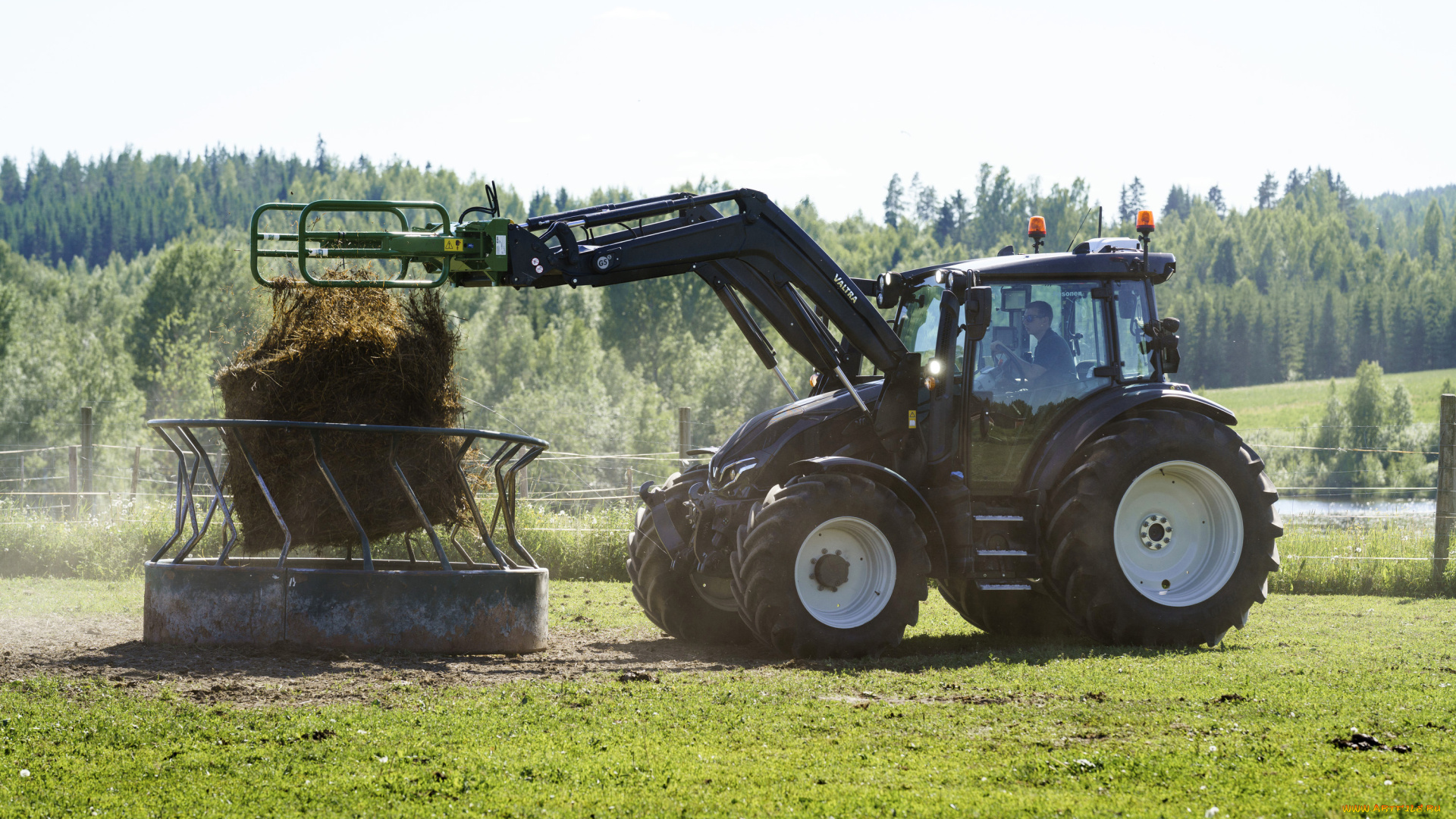 техника, фронтальные, погрузчики, valtra