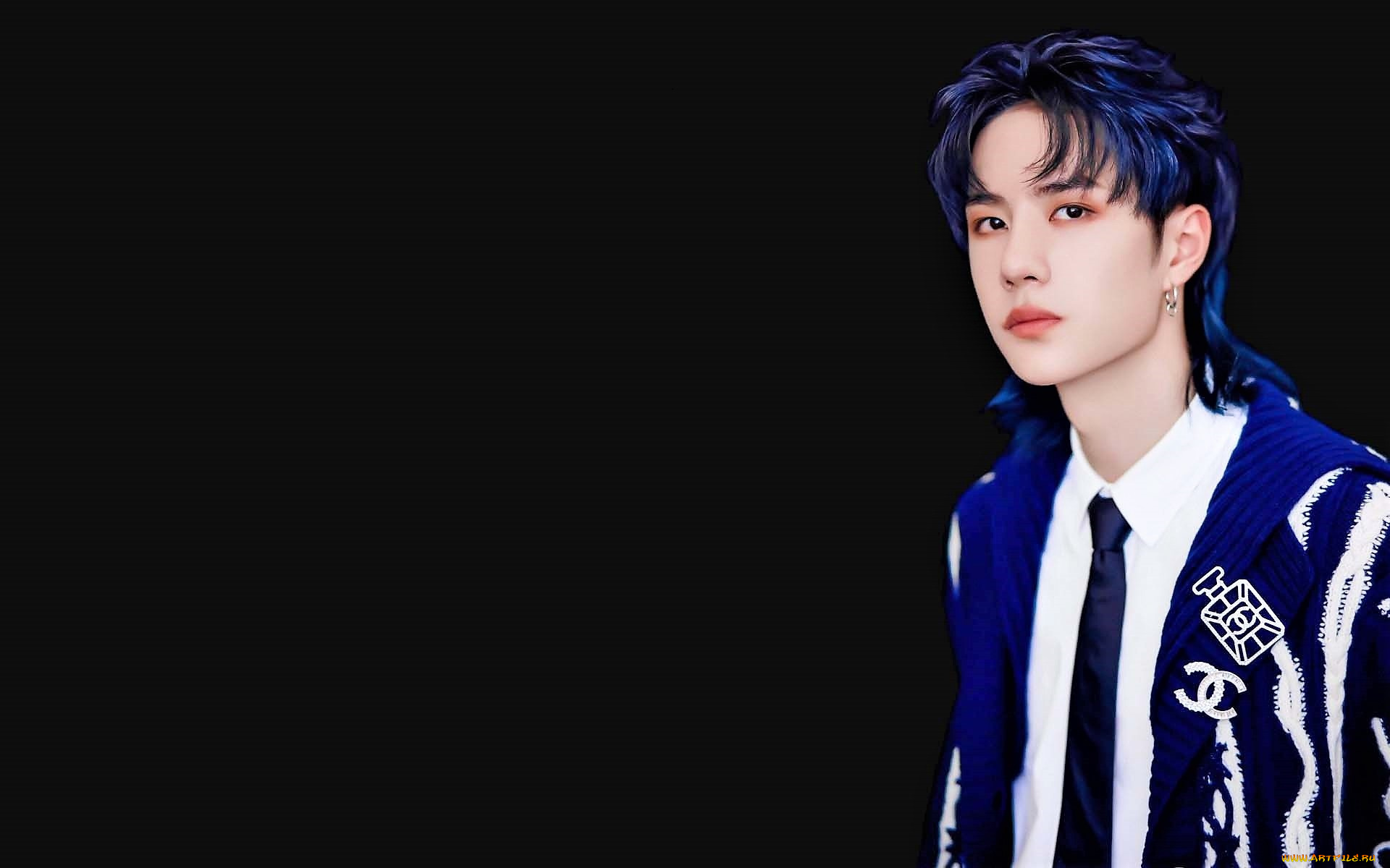 мужчины, wang, yi, bo, актер, певец, пиджак, галстук