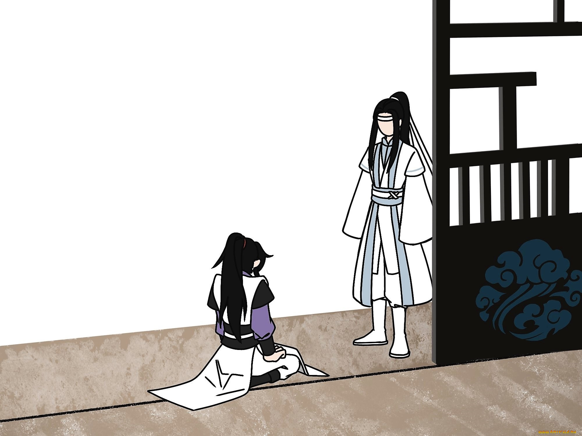 аниме, mo, dao, zu, shi, вэй, усянь, лань, ванцзи, наказание