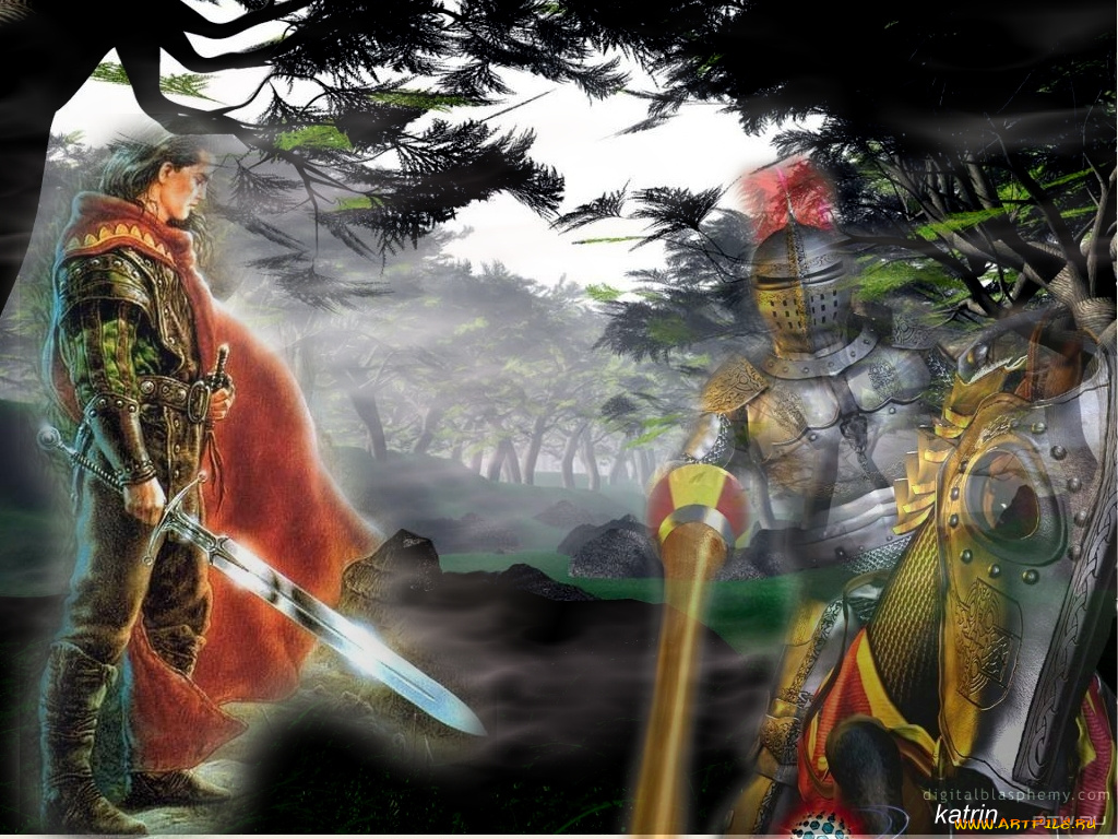 раздумье, фэнтези, люди