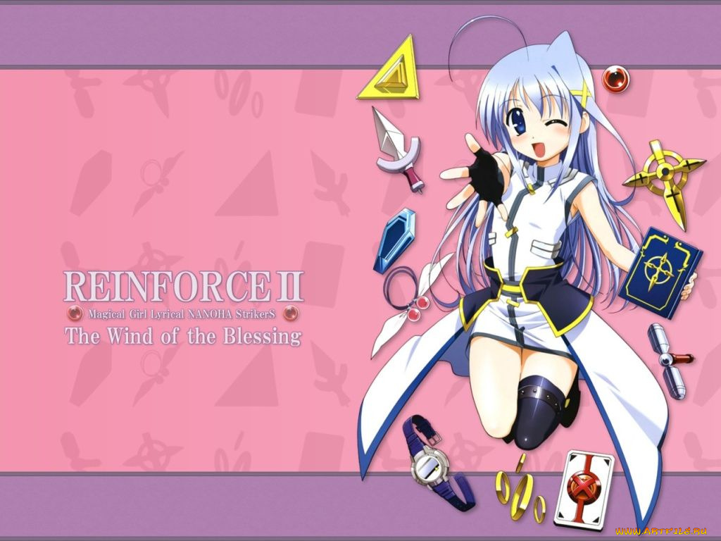 аниме, mahou, shoujo, lyrical, nanoha