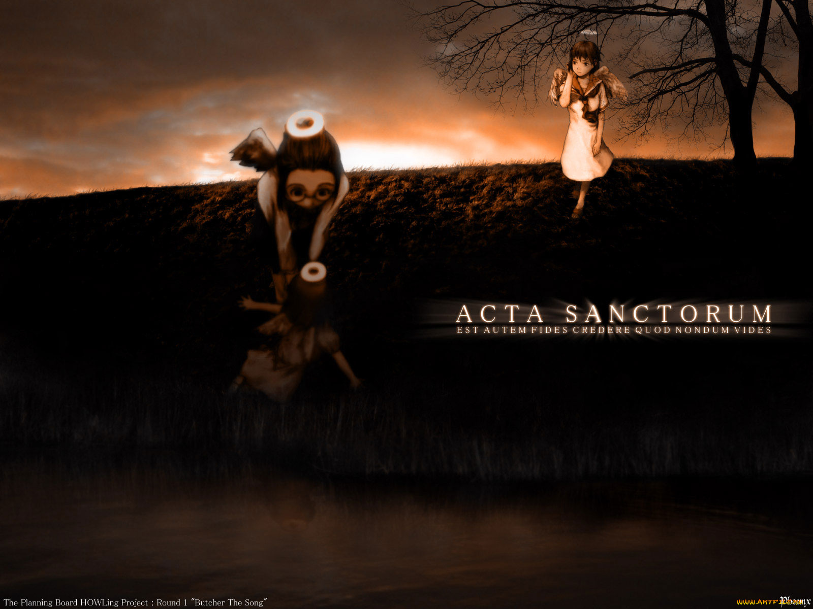 аниме, haibane, renmei