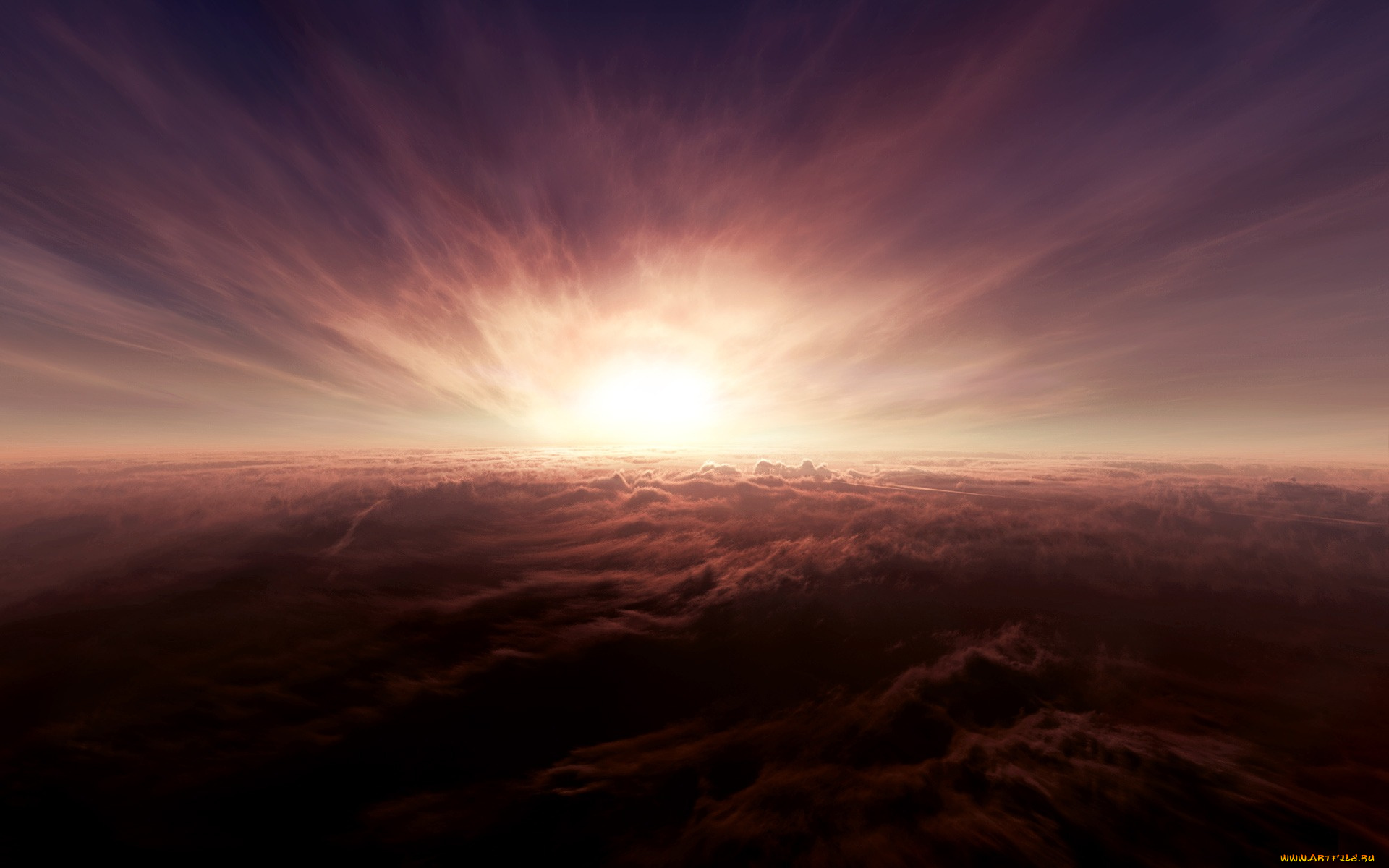 природа, облака