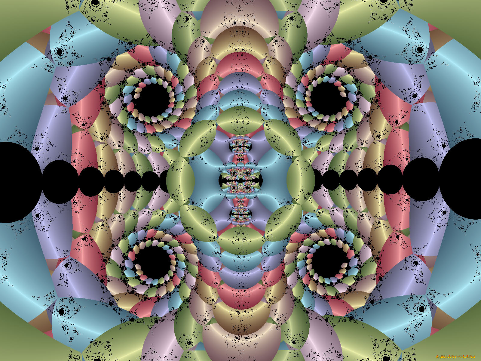 3д, графика, fractal, фракталы, фрактал, узор