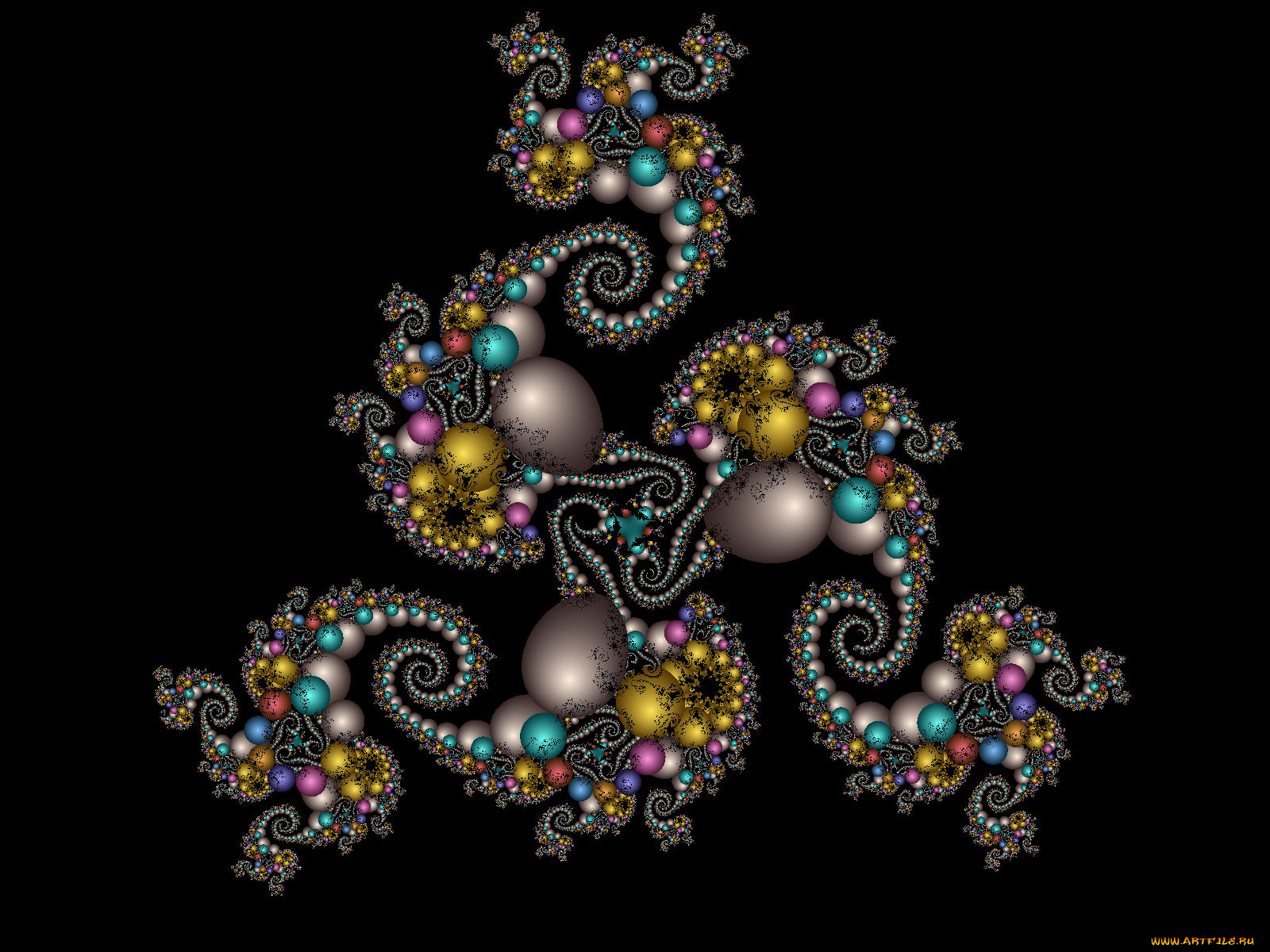 3д, графика, fractal, фракталы, узор, фрактал