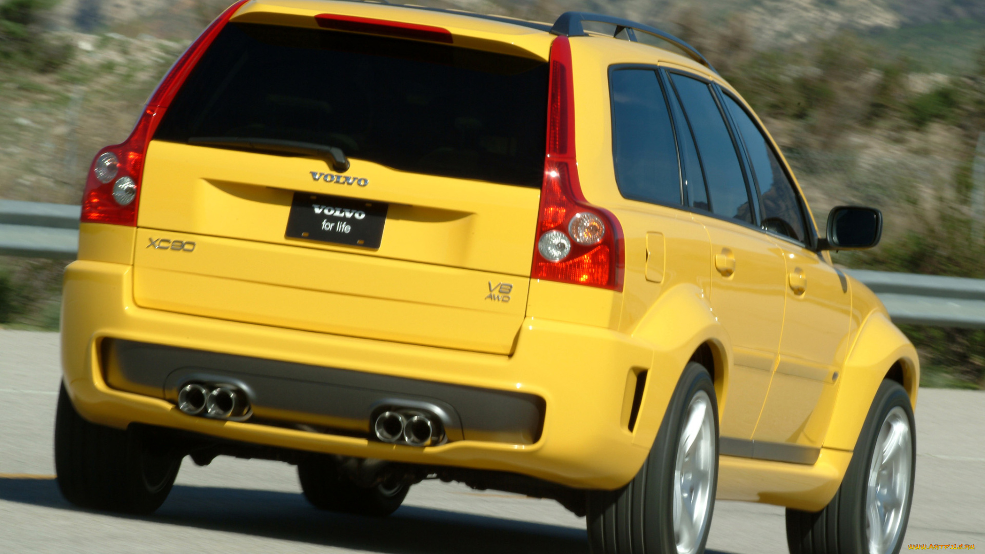 volvo, xc90, supercharged, v8, `2005, автомобили, джип