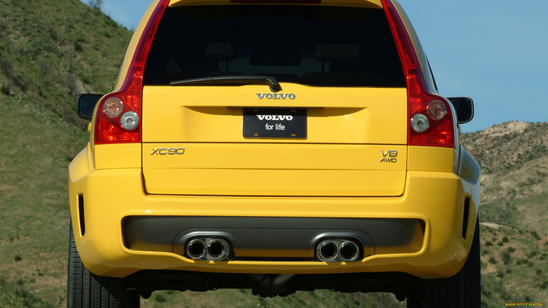 volvo, xc90, supercharged, v8, `2005, автомобили, джип, зад