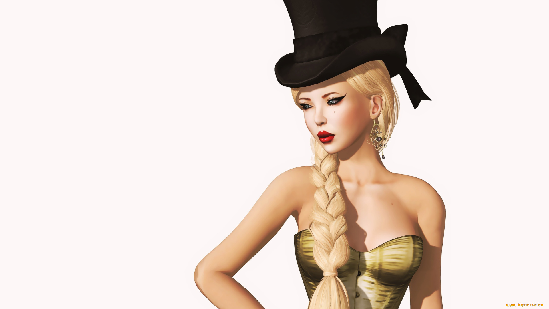 3д, графика, people, люди, коса