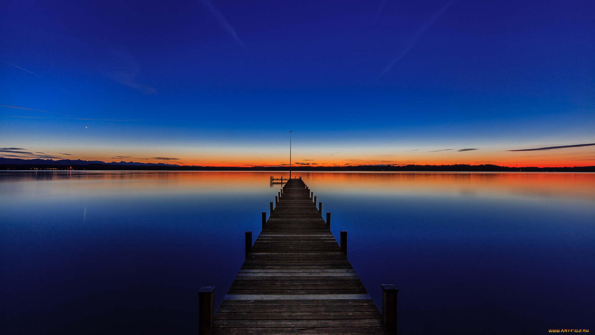 lake, starnberg, bavaria, germany, природа, реки, озера, бавария, starnberger, see, озеро, штарнбергер-зе, причал, закат, германия