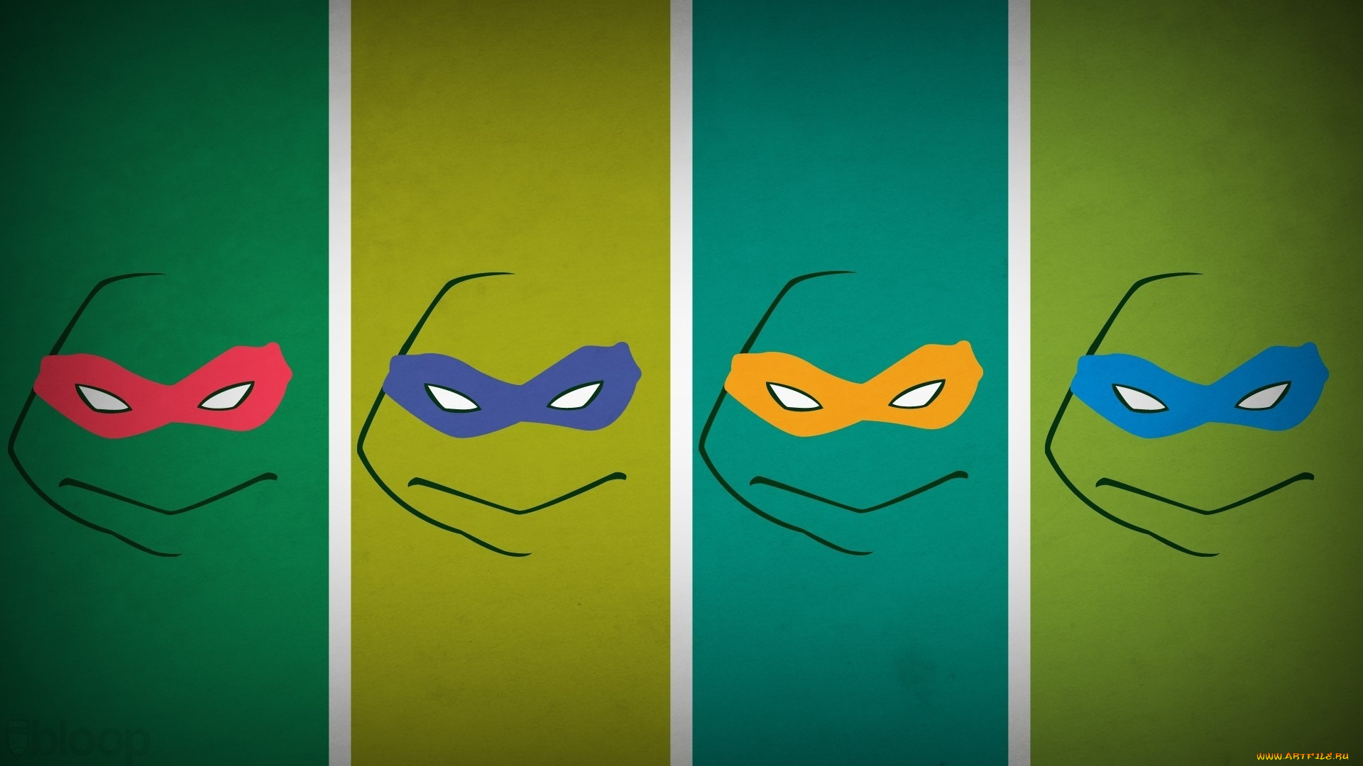 рисованные, минимализм, маски