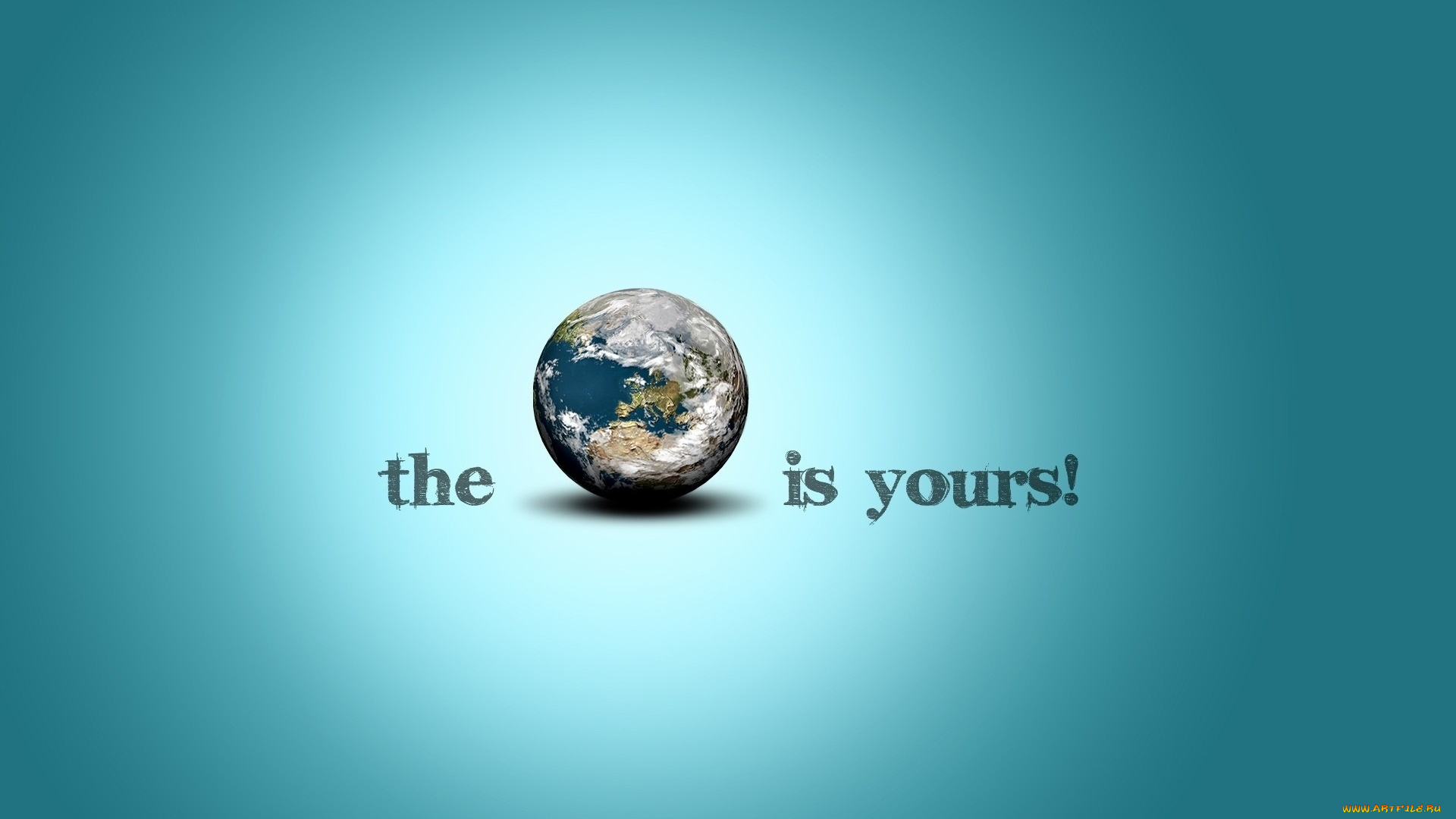 рисованные, минимализм, планета, фраза