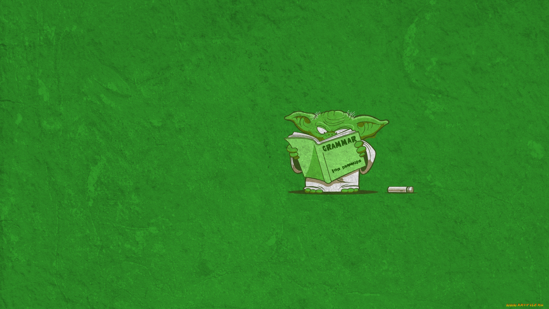 рисованные, минимализм, учебник, йода