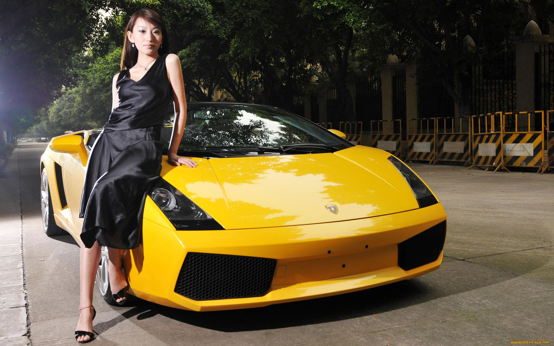 автомобили, авто, девушками, азиатка, автомобиль, девушка