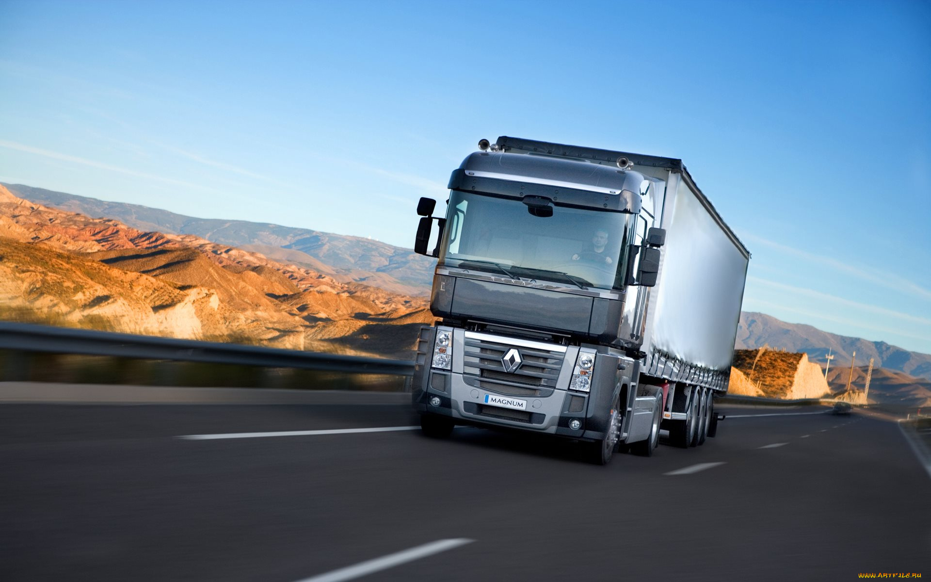 автомобили, renault, trucks, магистраль