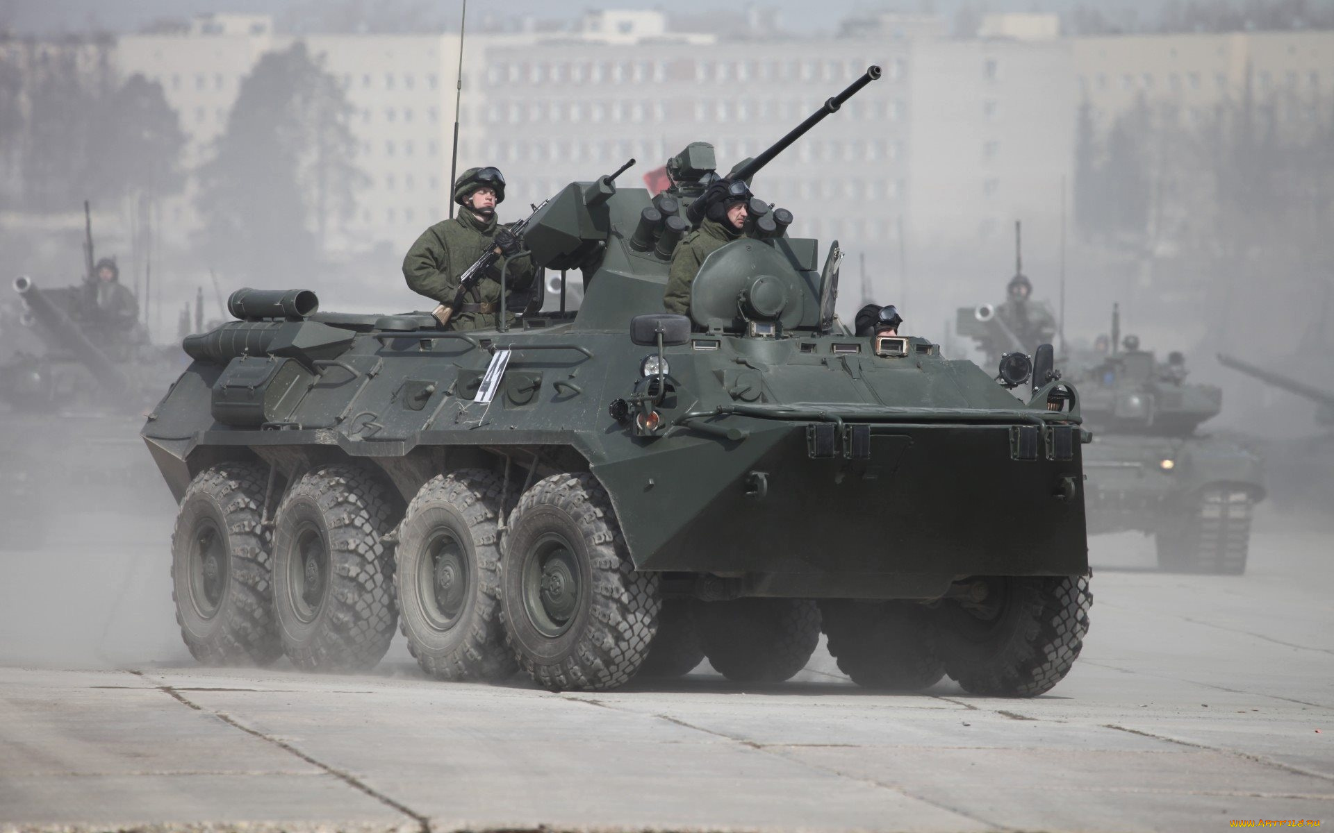 техника, военная, бтр
