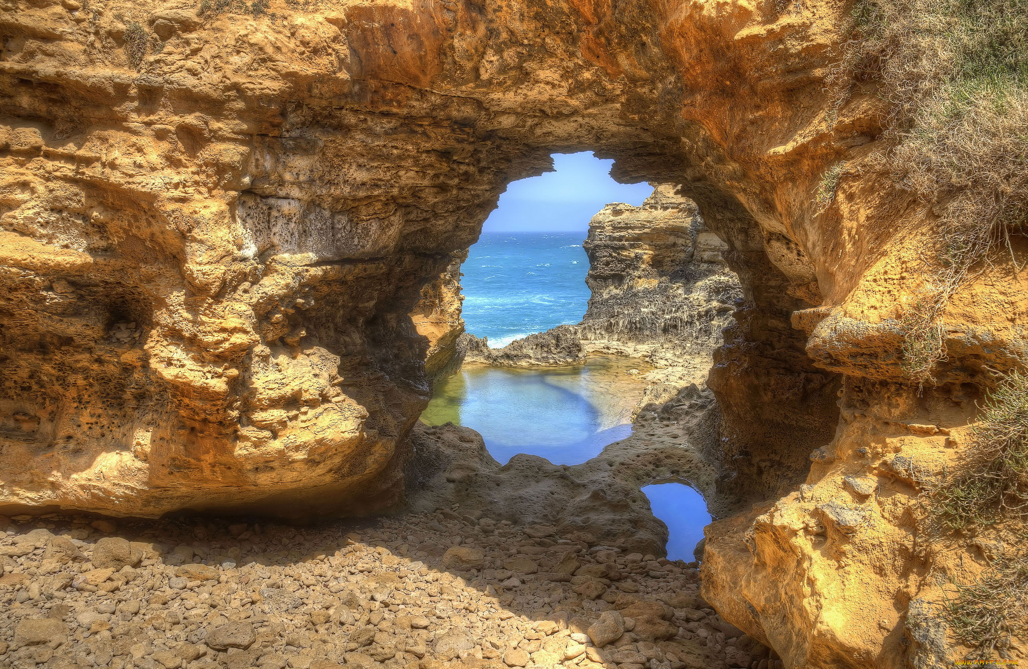 грот, great, ocean, road, victoria, australia, природа, моря, океаны, море, скалы