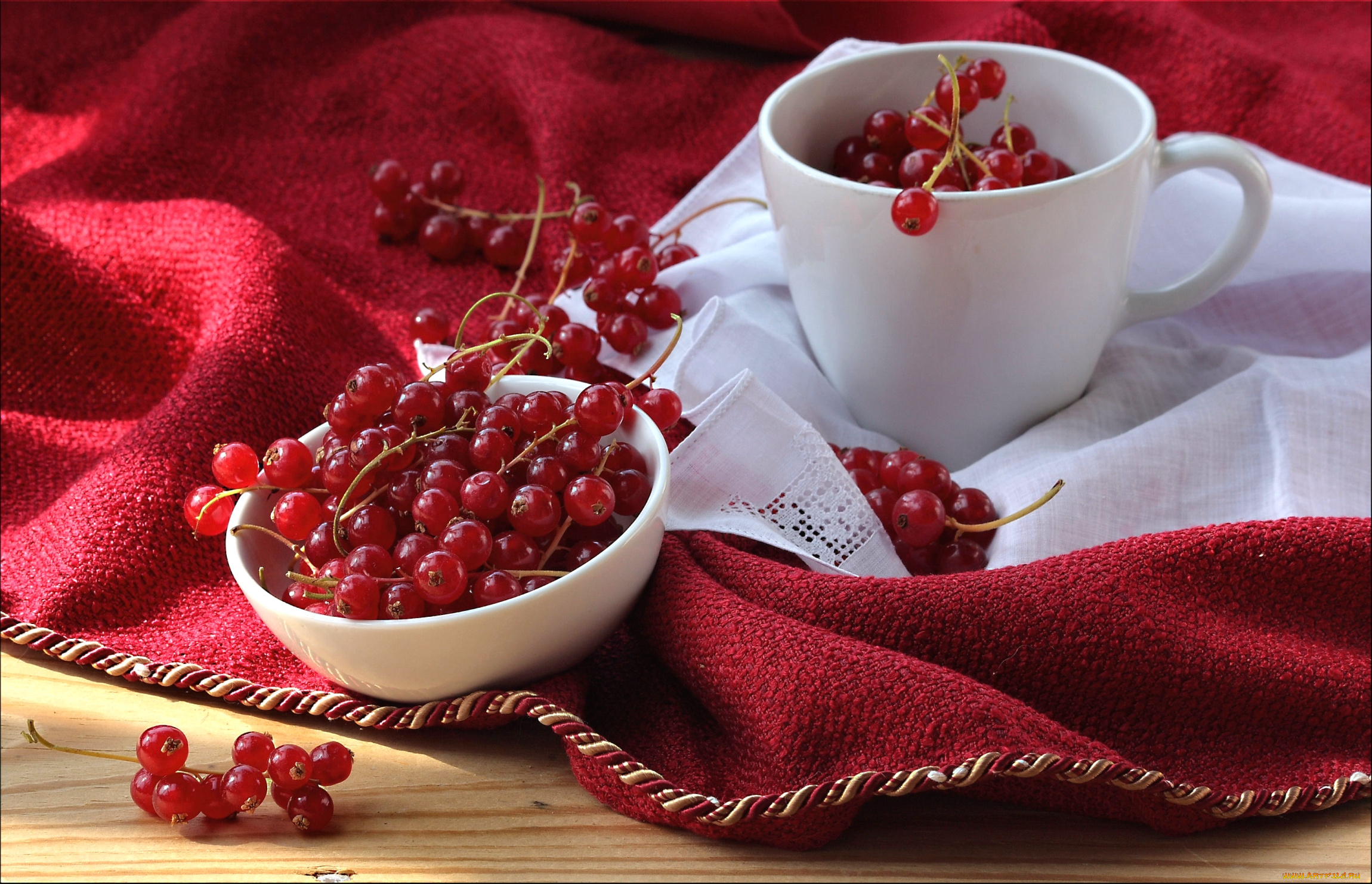 еда, смородина, красная