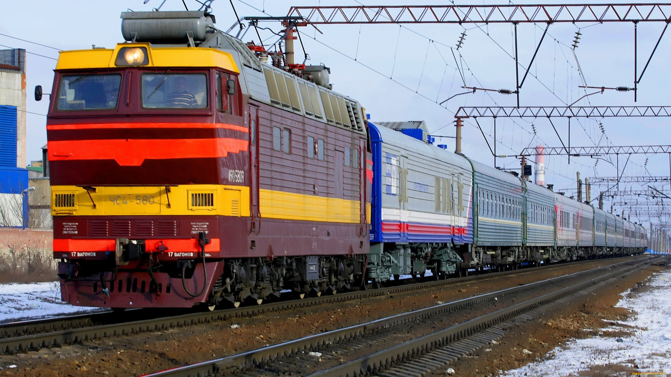 техника, поезда, состав