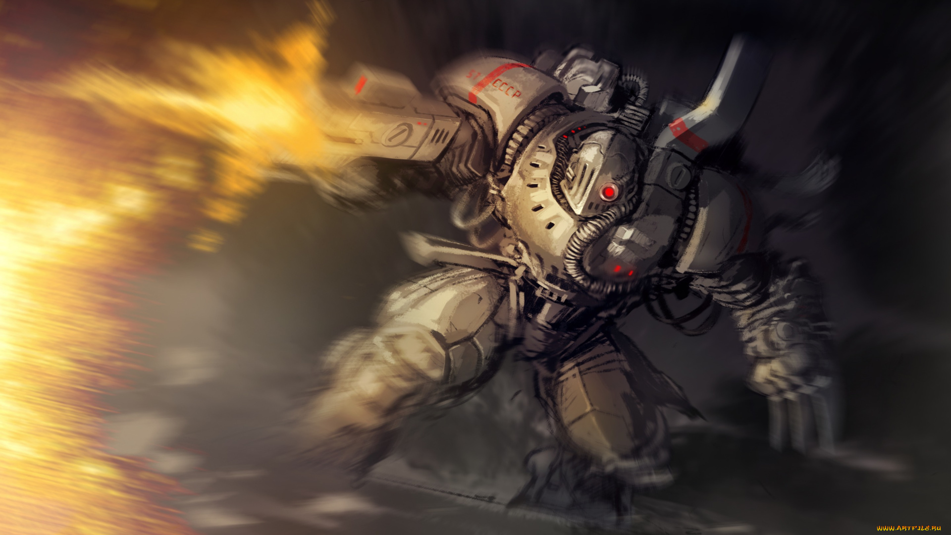 фэнтези, роботы, , киборги, , механизмы, броня, доспех, стрельба, ссср, солдат, power, armor