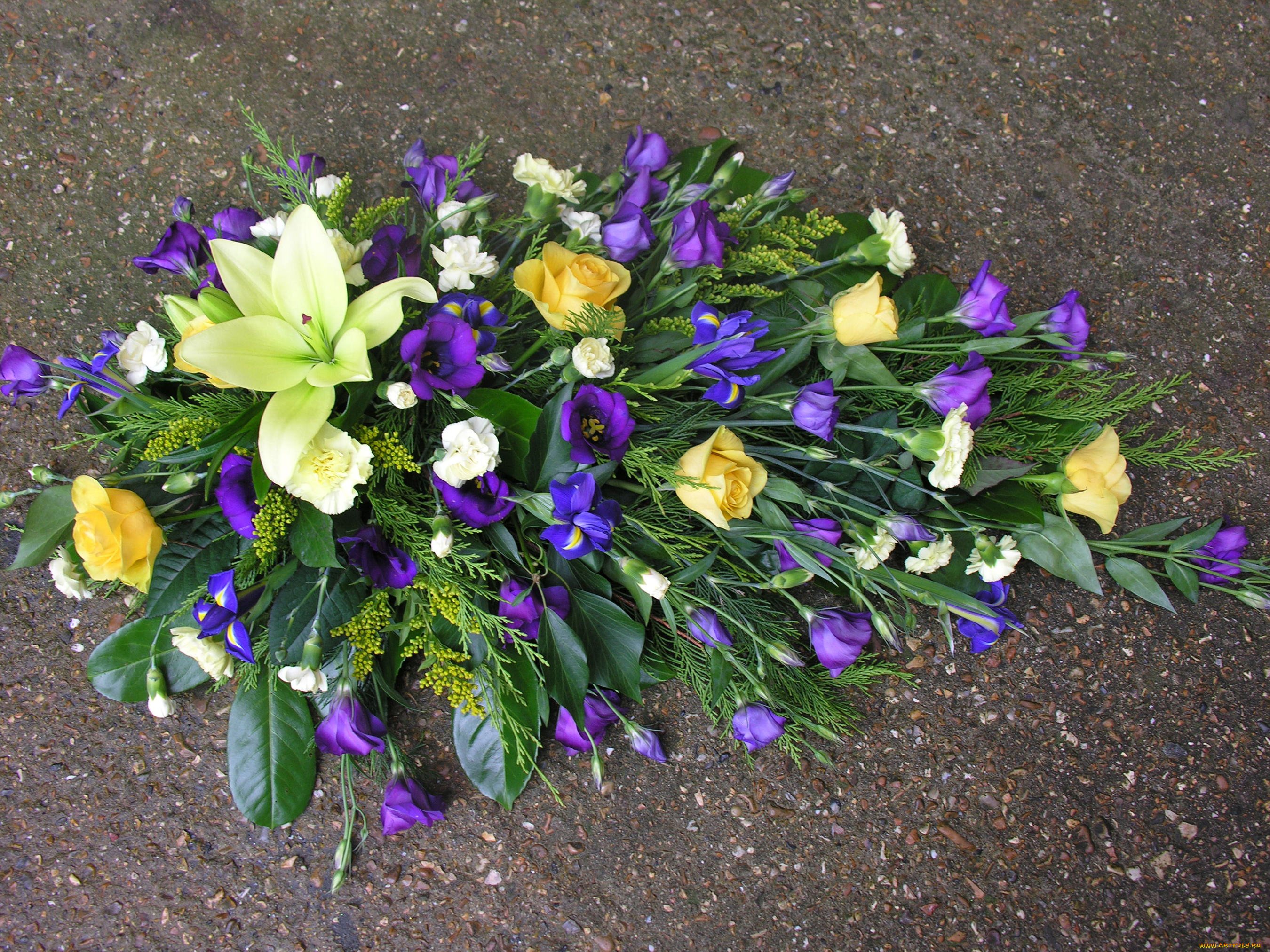 цветы, букеты, , композиции, ирисы, лилии, эустома, розы, букет