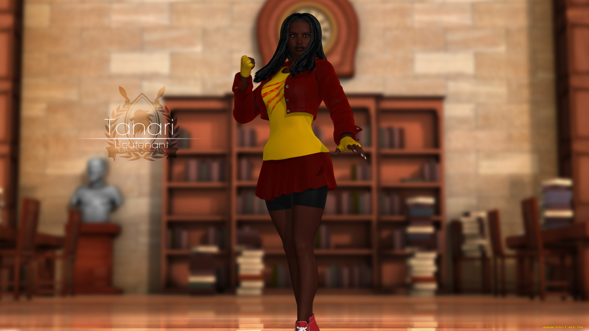 3д, графика, фантазия, , fantasy, девушка, фон, взгляд