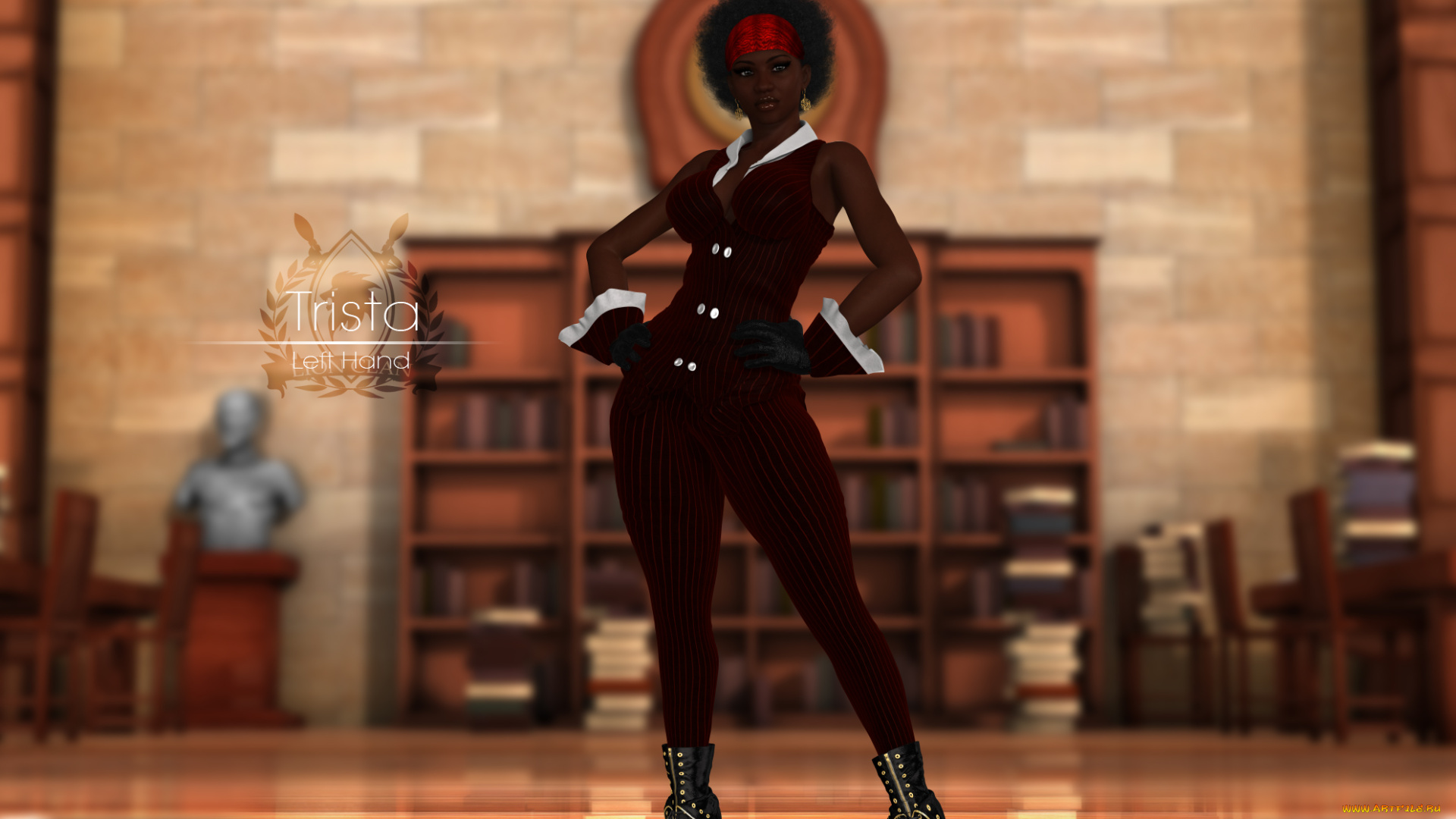 3д, графика, фантазия, , fantasy, фон, взгляд, девушка