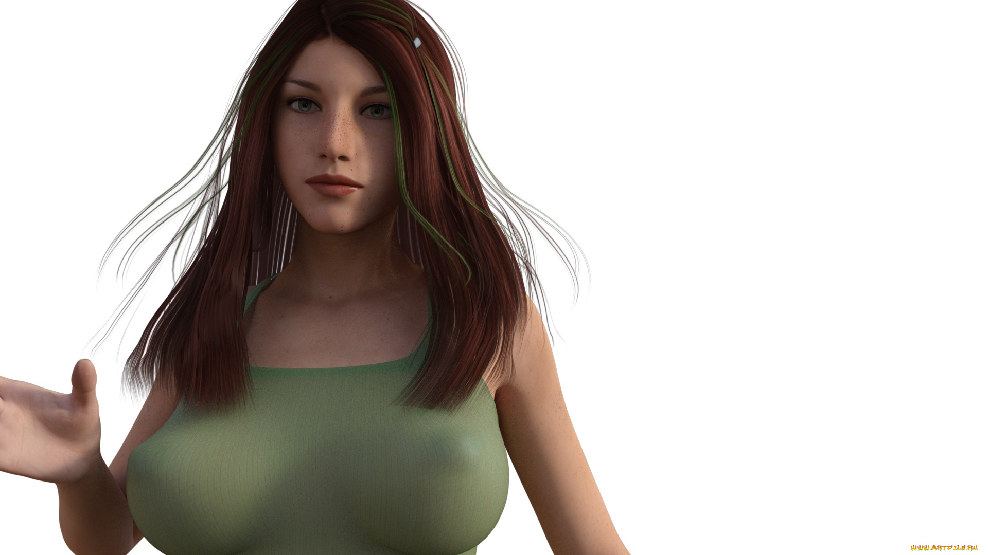 3д, графика, люди, , people, фон, взгляд, девушка