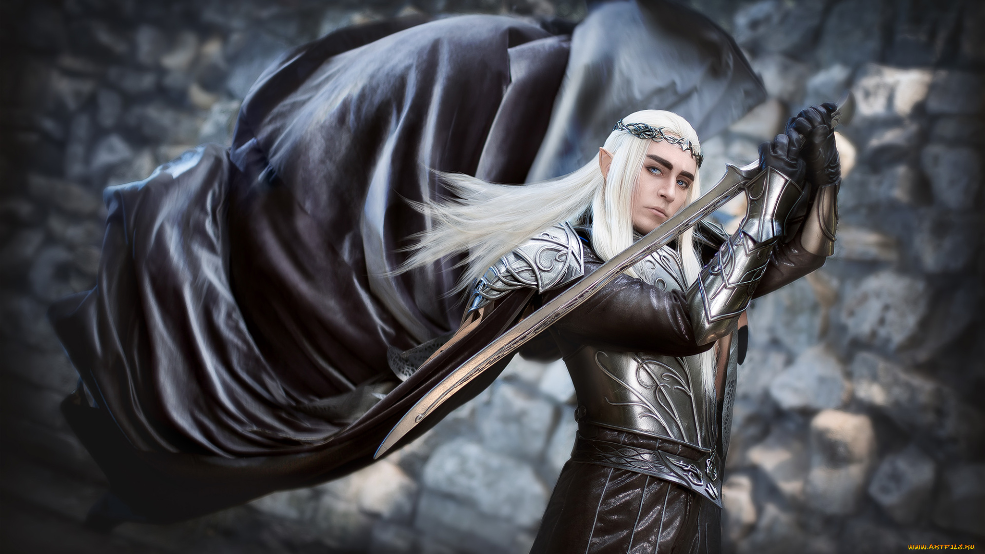 разное, cosplay, , косплей, трандуил, меч, король, эльфов, хоббит, арт