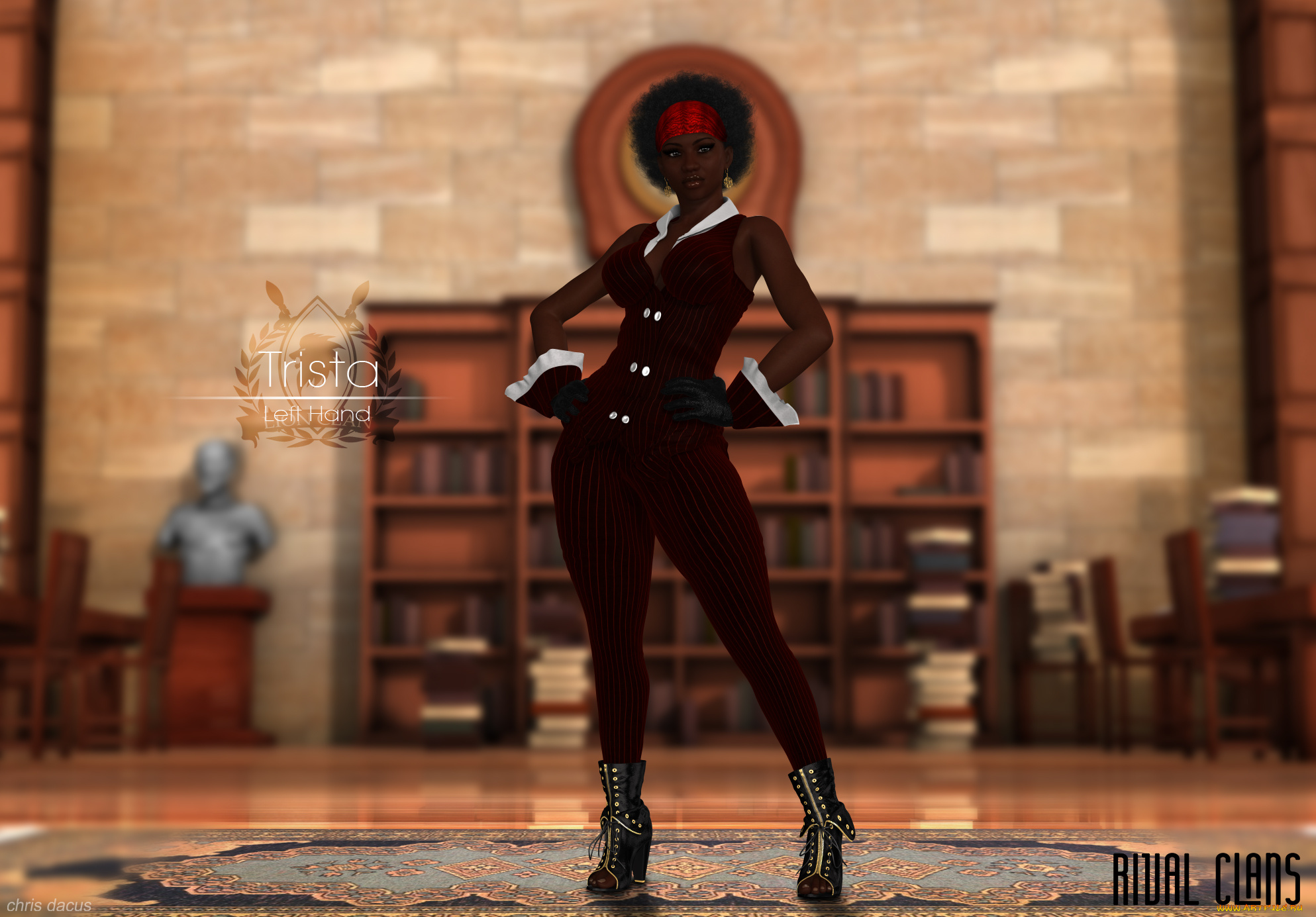 3д, графика, фантазия, , fantasy, фон, взгляд, девушка