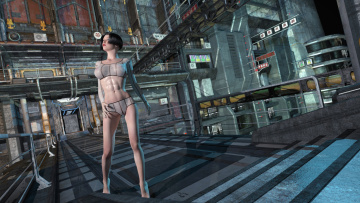 Картинка 3д+графика фантазия+ fantasy фон взгляд девушка