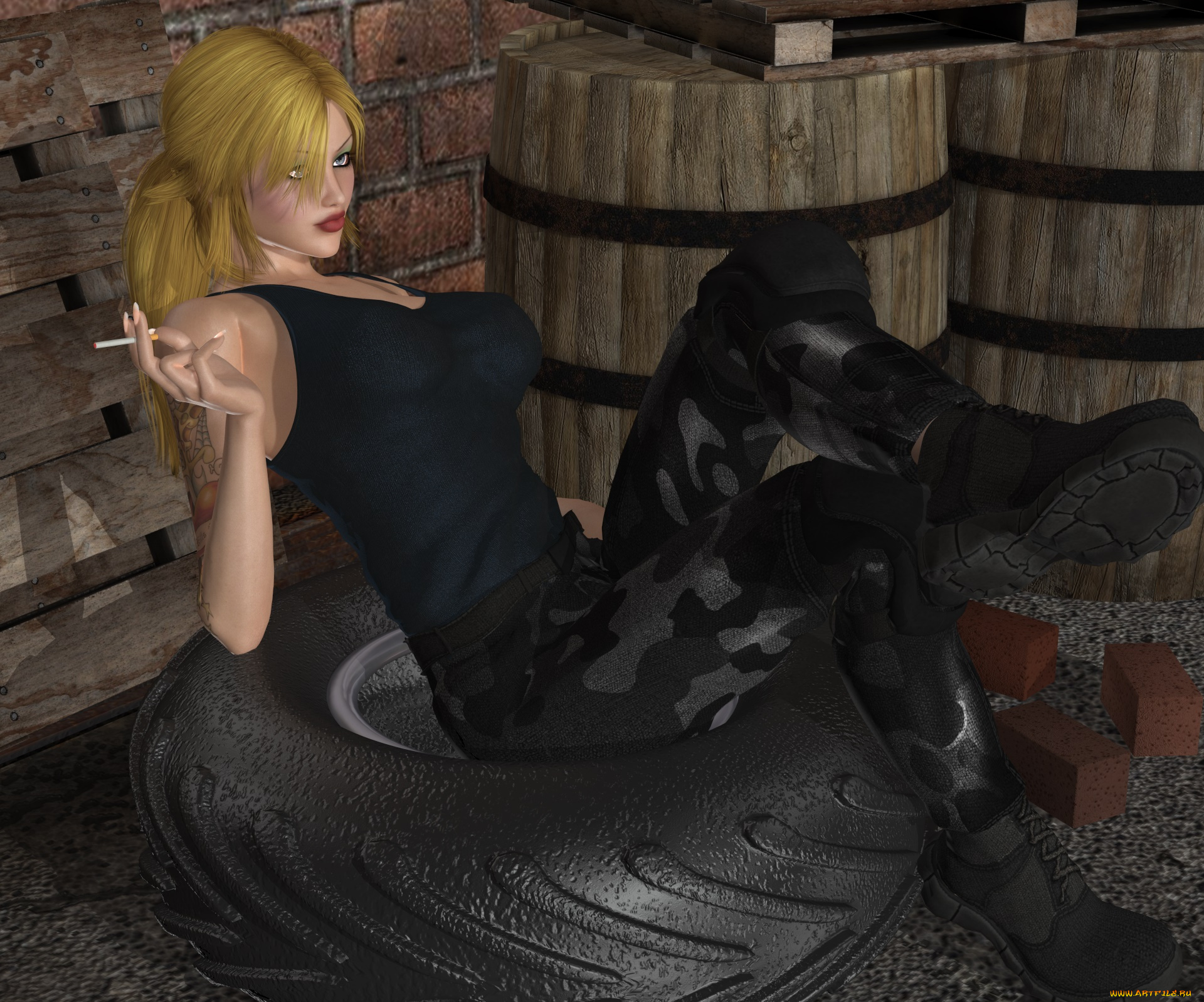 3д, графика, люди, , people, девушка, взгляд, фон