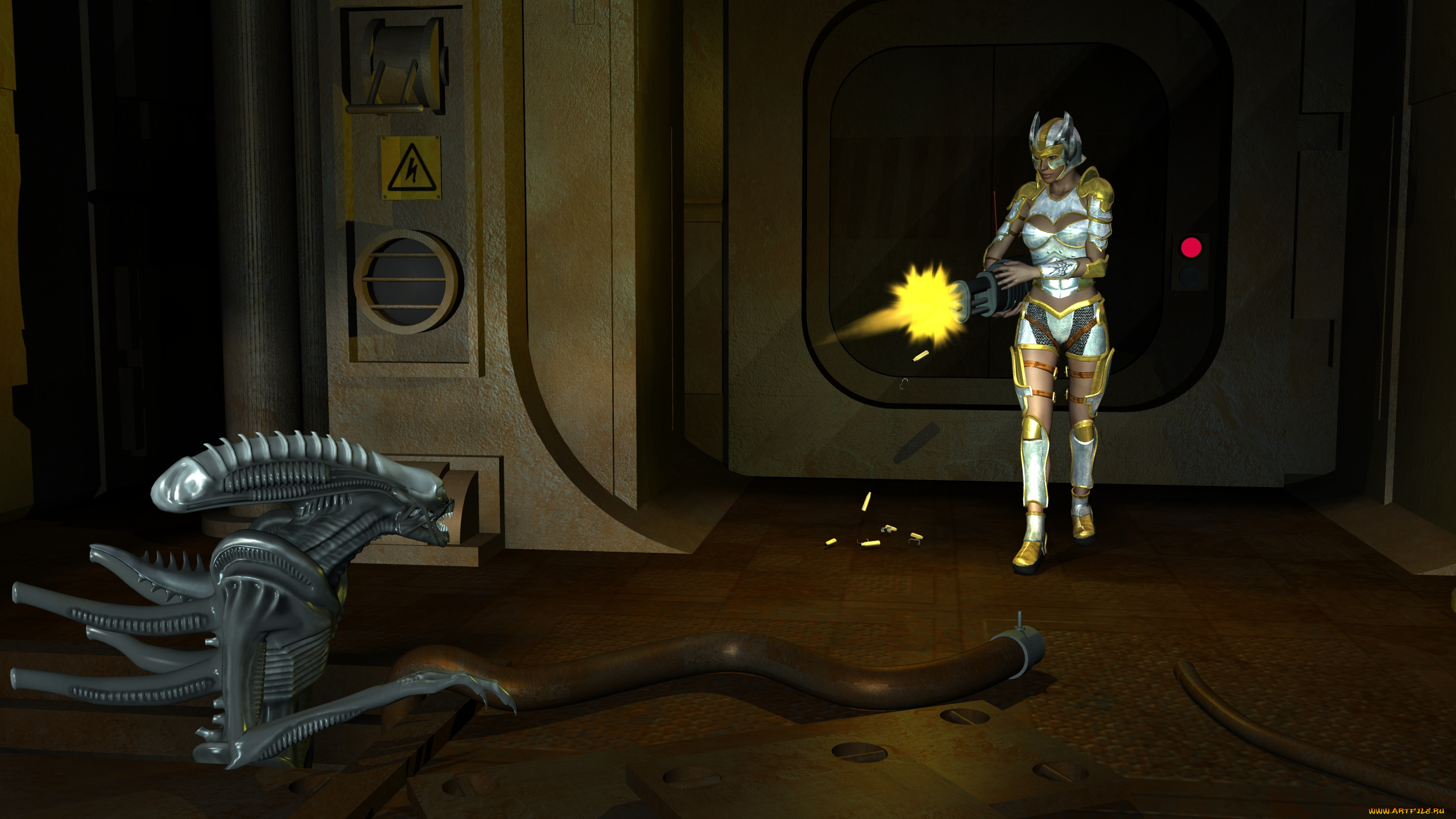 3д, графика, фантазия, , fantasy, взгляд, девушка, фон