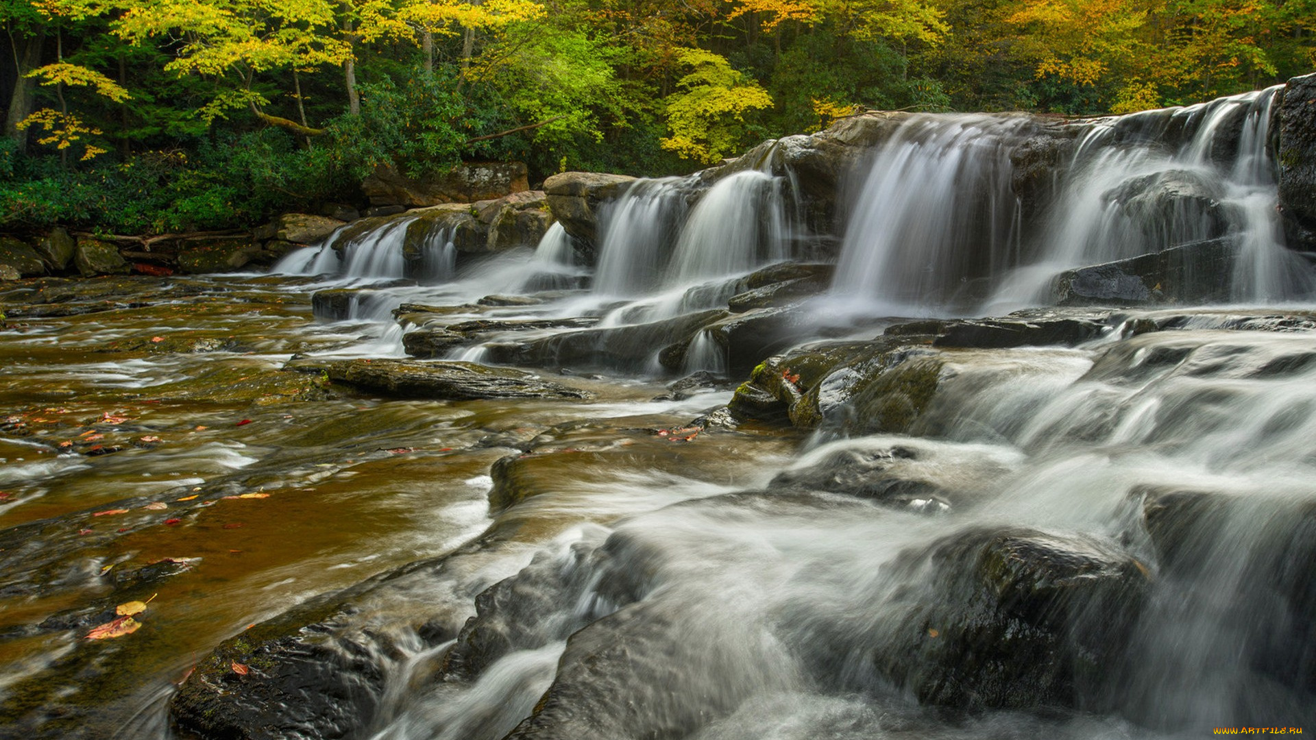 природа, водопады, простор