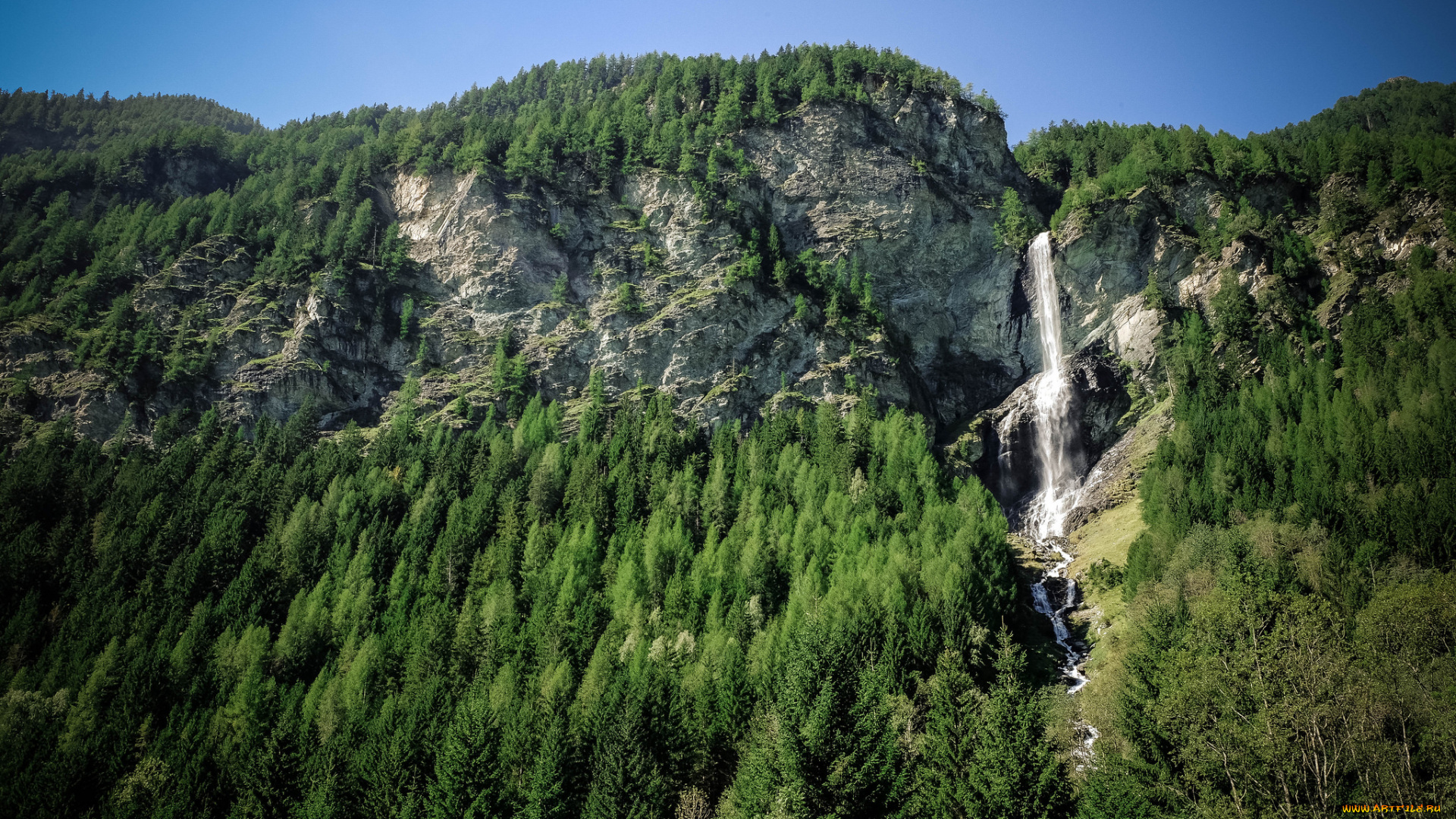природа, водопады, простор