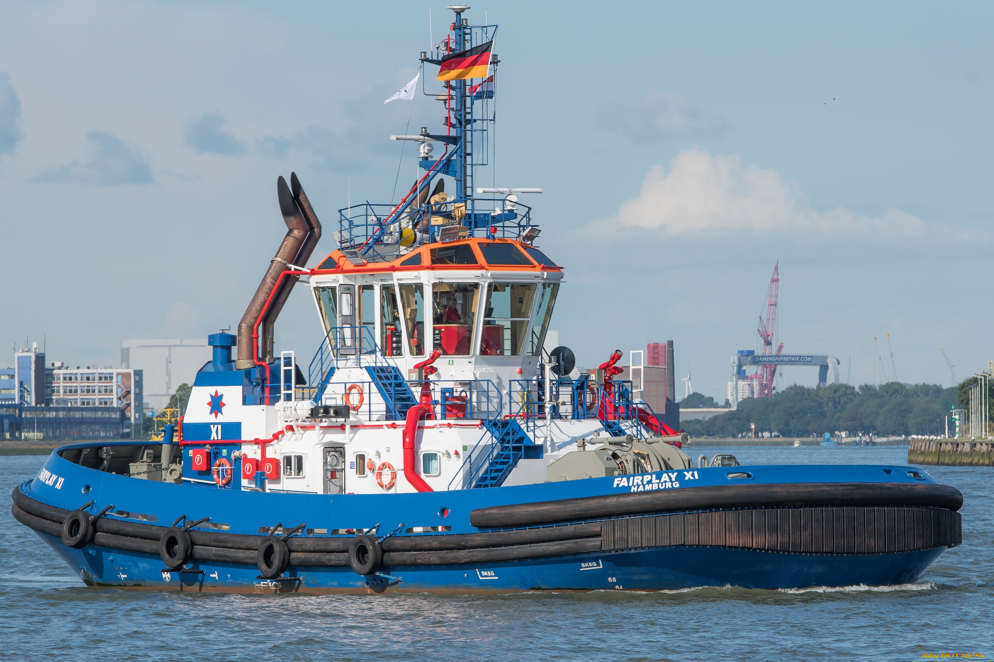 корабли, баркасы, , , буксиры, буксир