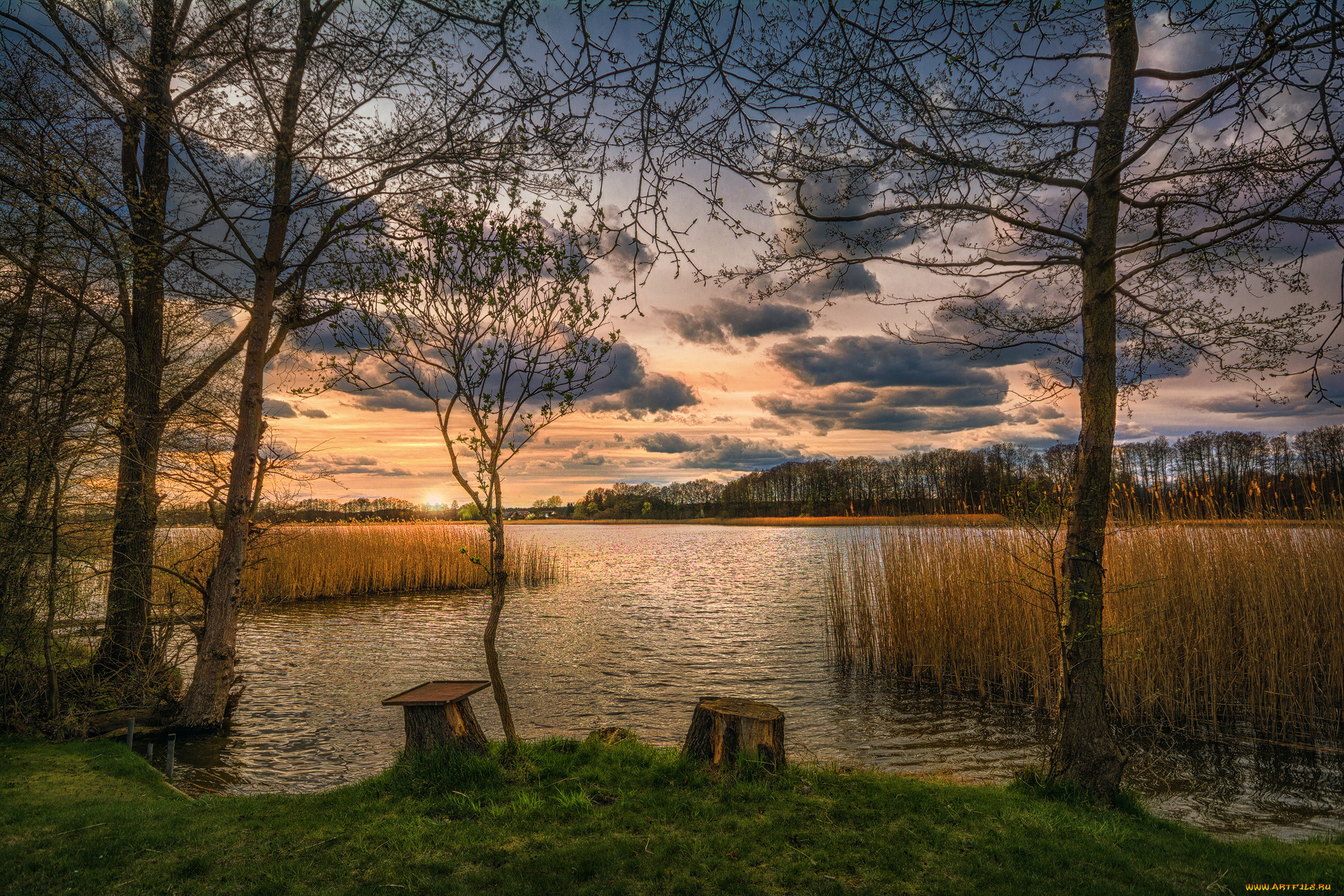 природа, реки, озера, простор