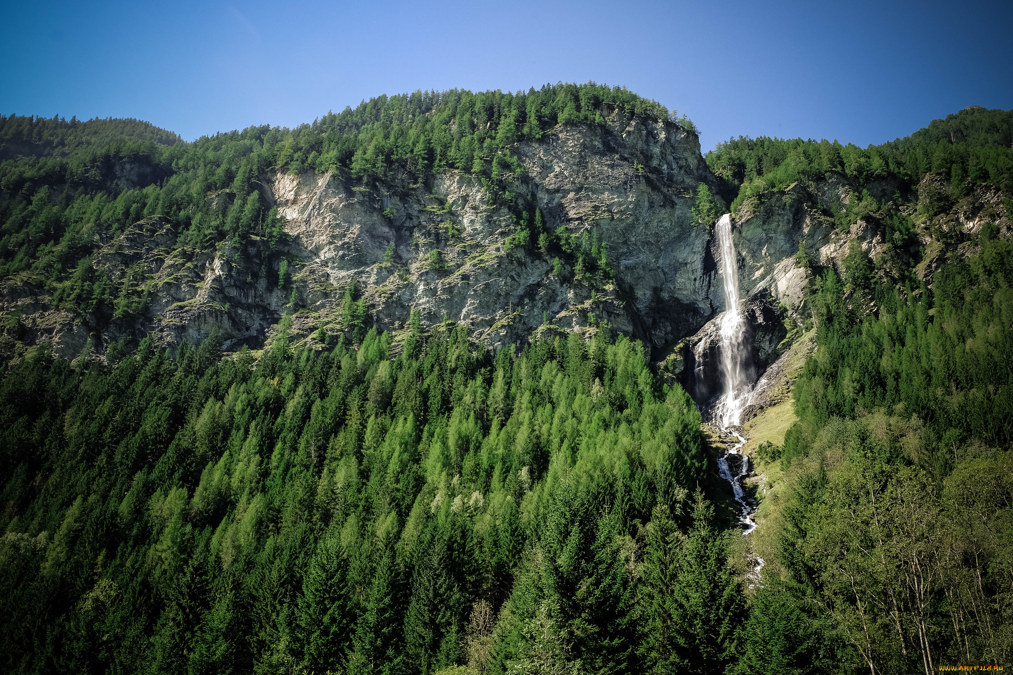 природа, водопады, простор