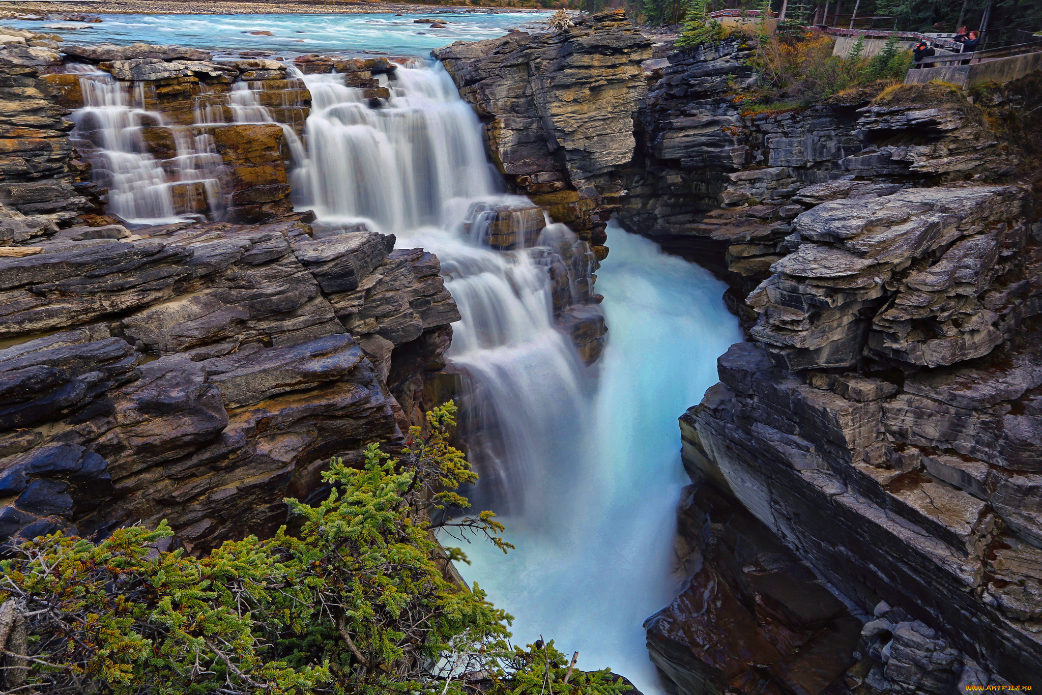 природа, водопады, простор