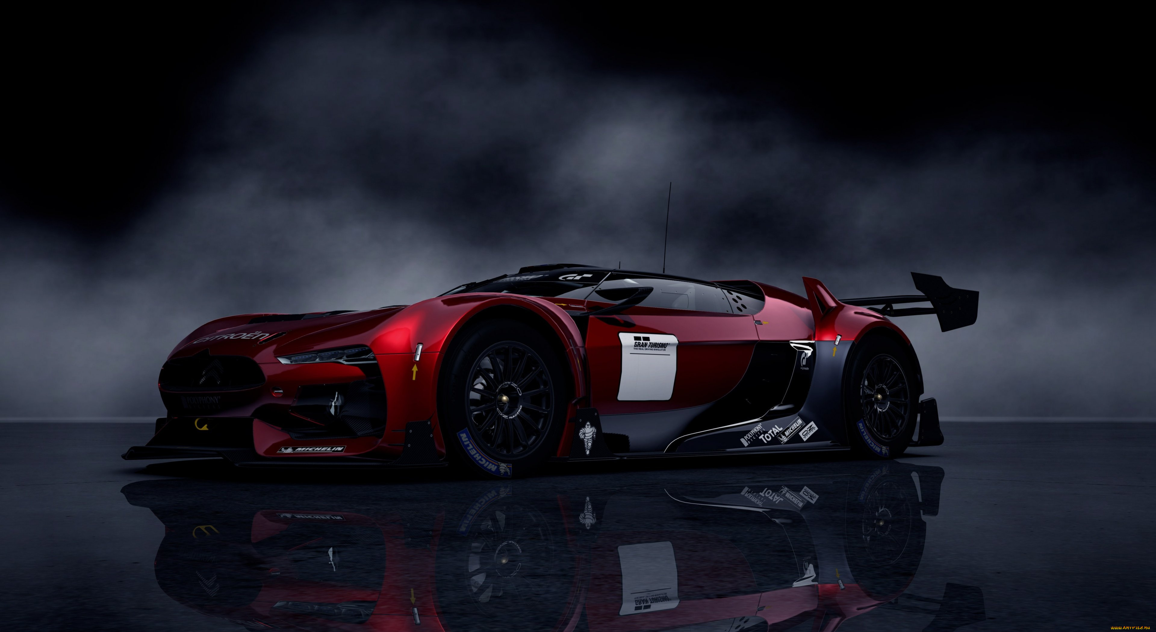 citroen, gt, race, concept, 2008, автомобили, 3д, 2008, concept, race, gt, citroen