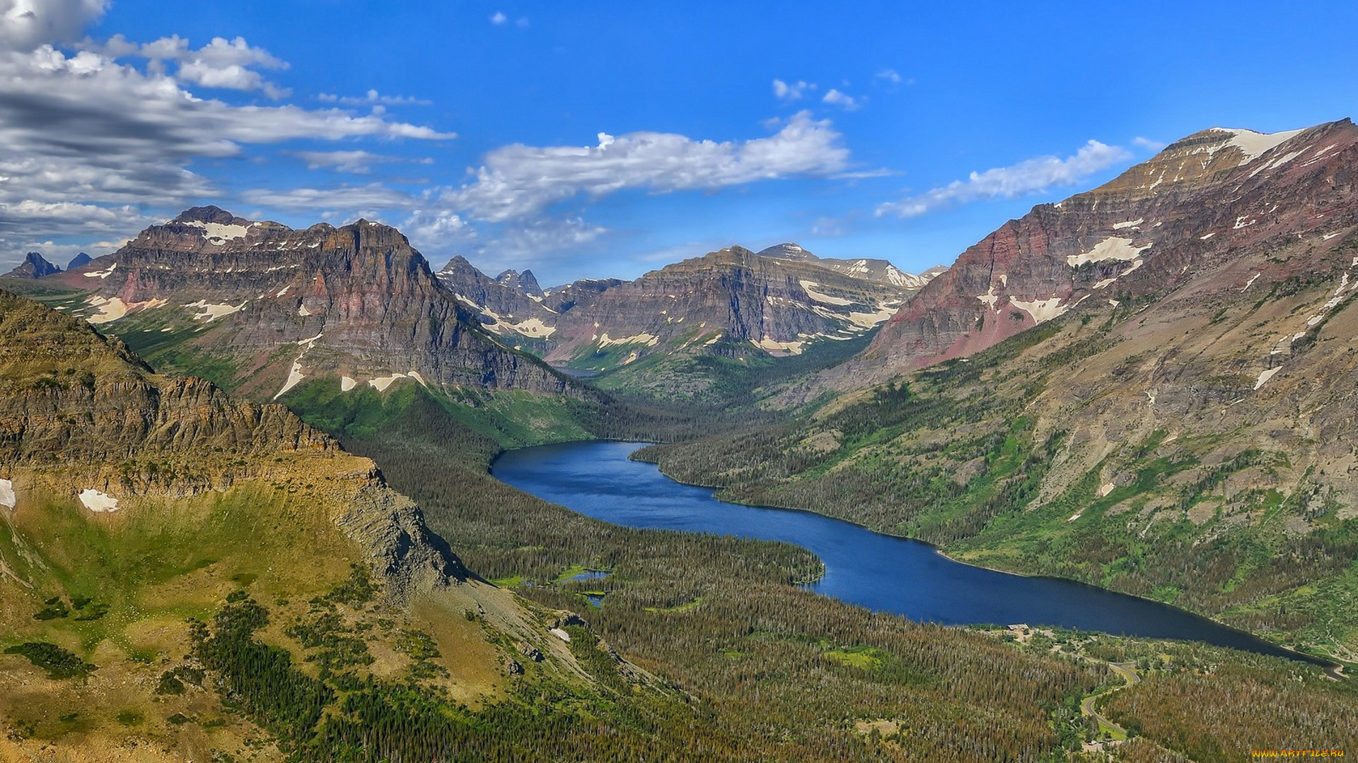 природа, горы, простор