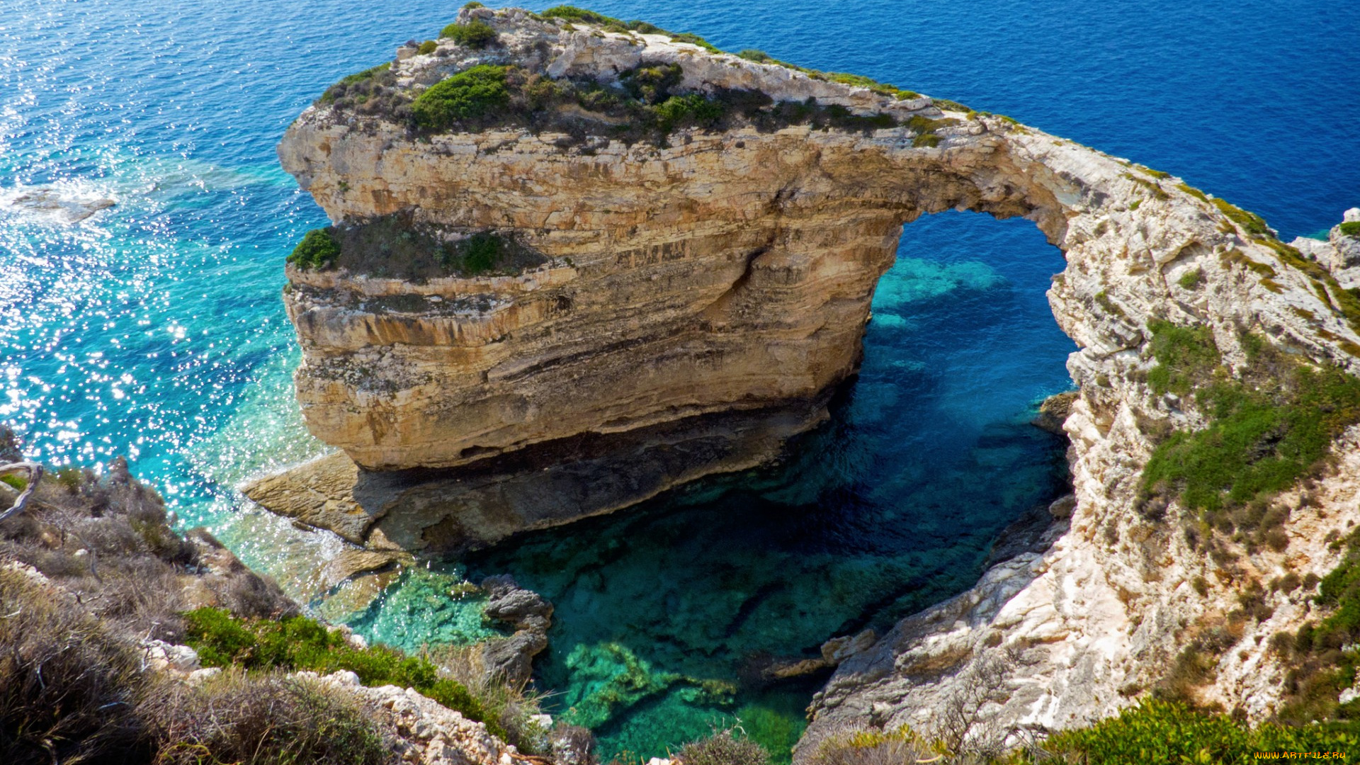 природа, побережье, простор