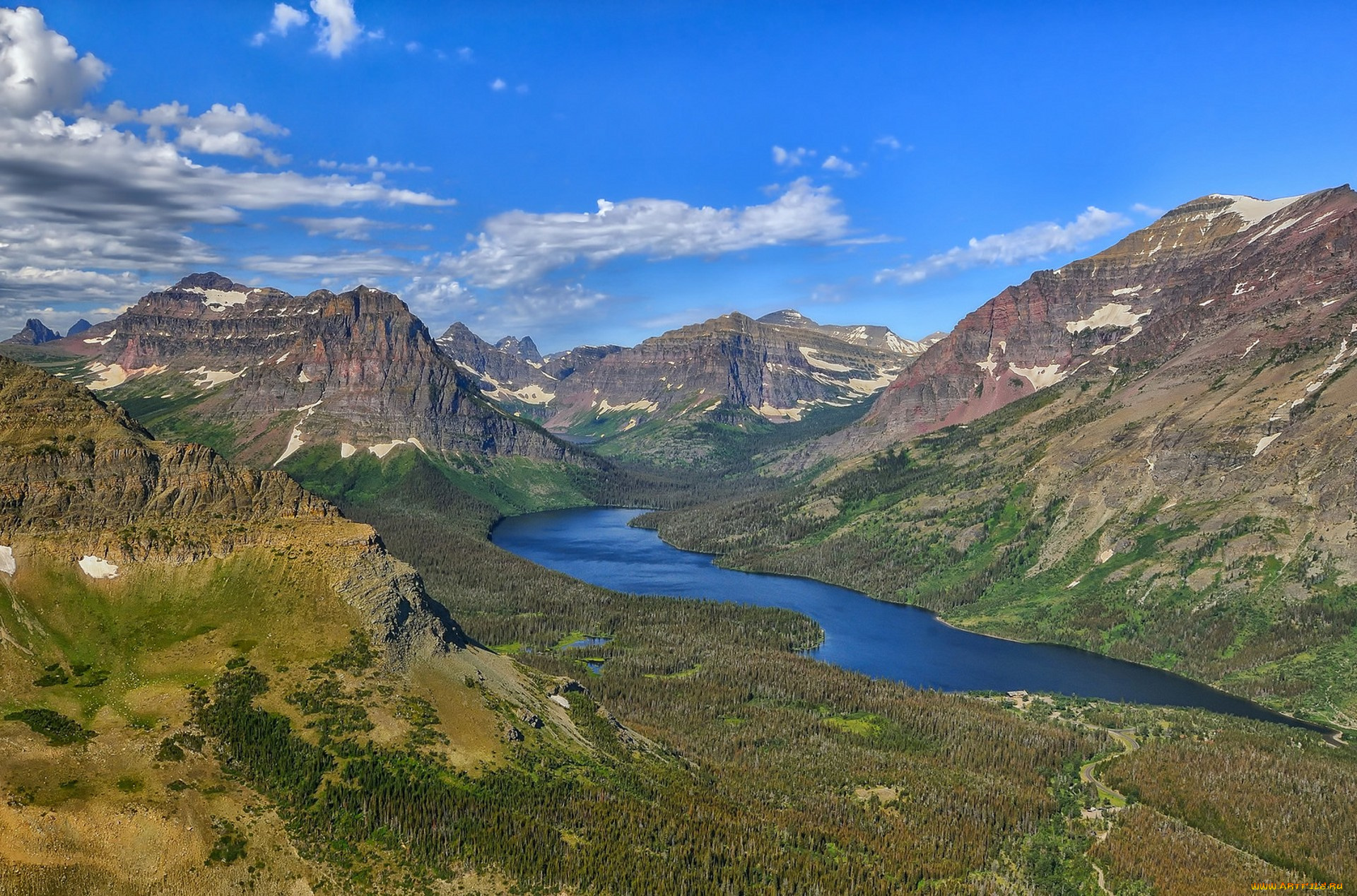 природа, горы, простор